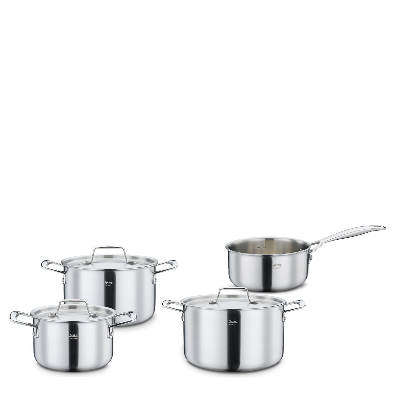 Spring 4 delige kookpannenset Spring Gourmet pannenset Spring Gourmet  Spring 0586810604