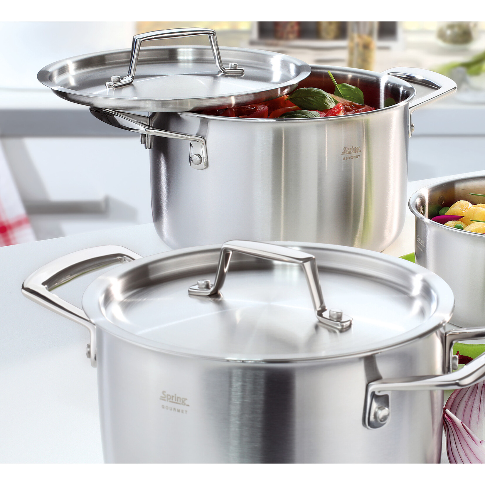Spring 4 delige kookpannenset Spring Gourmet pannenset Spring Gourmet  Spring 0586810604