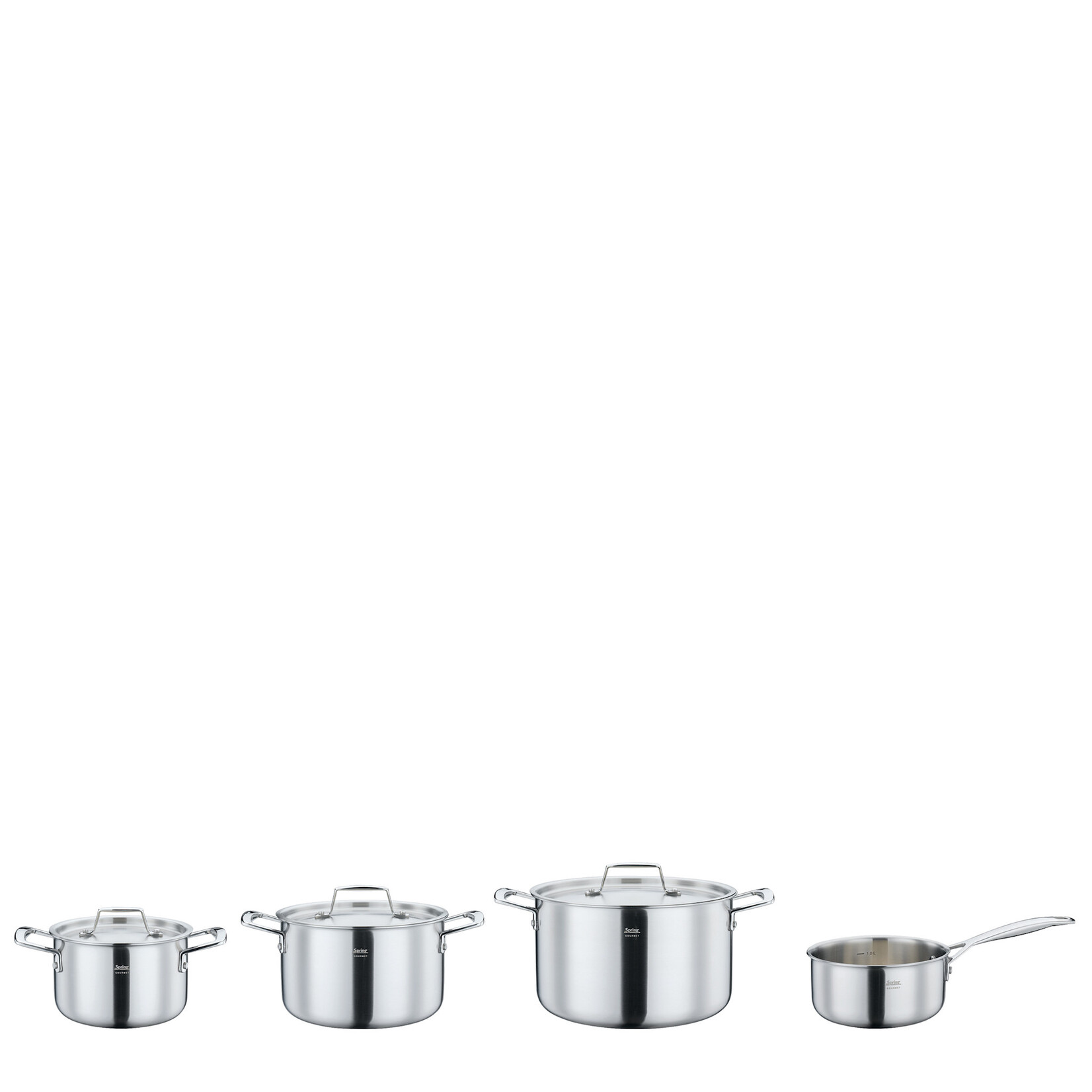 Spring Pannen en meer 4 delige kookpannenset Spring Gourmet pannenset Spring Gourmet  Spring 0586810604