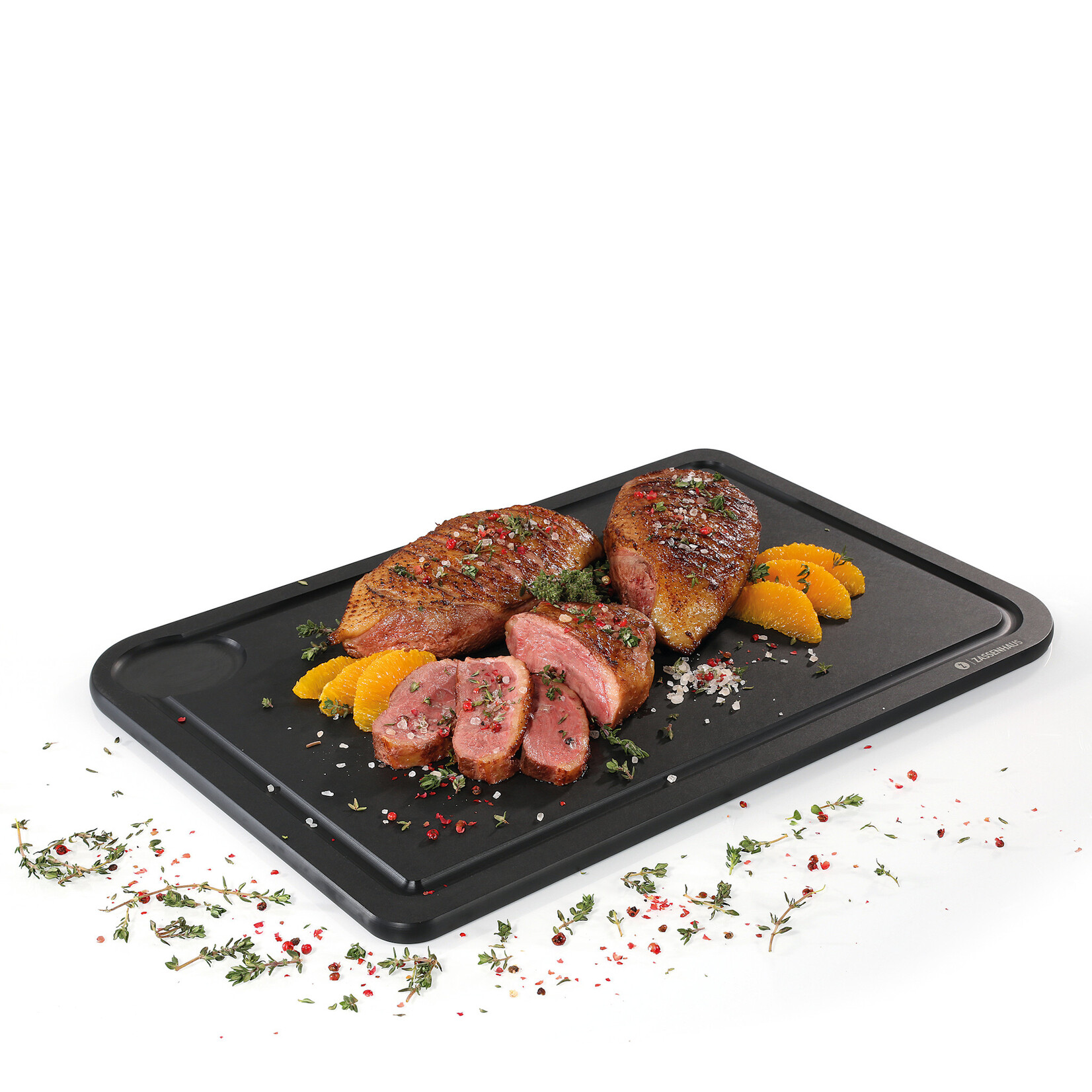 Zassenhaus papiercomposiet sapgoot snijplank 420x275x9 mm Zassenhaus Comfort Plus 053760