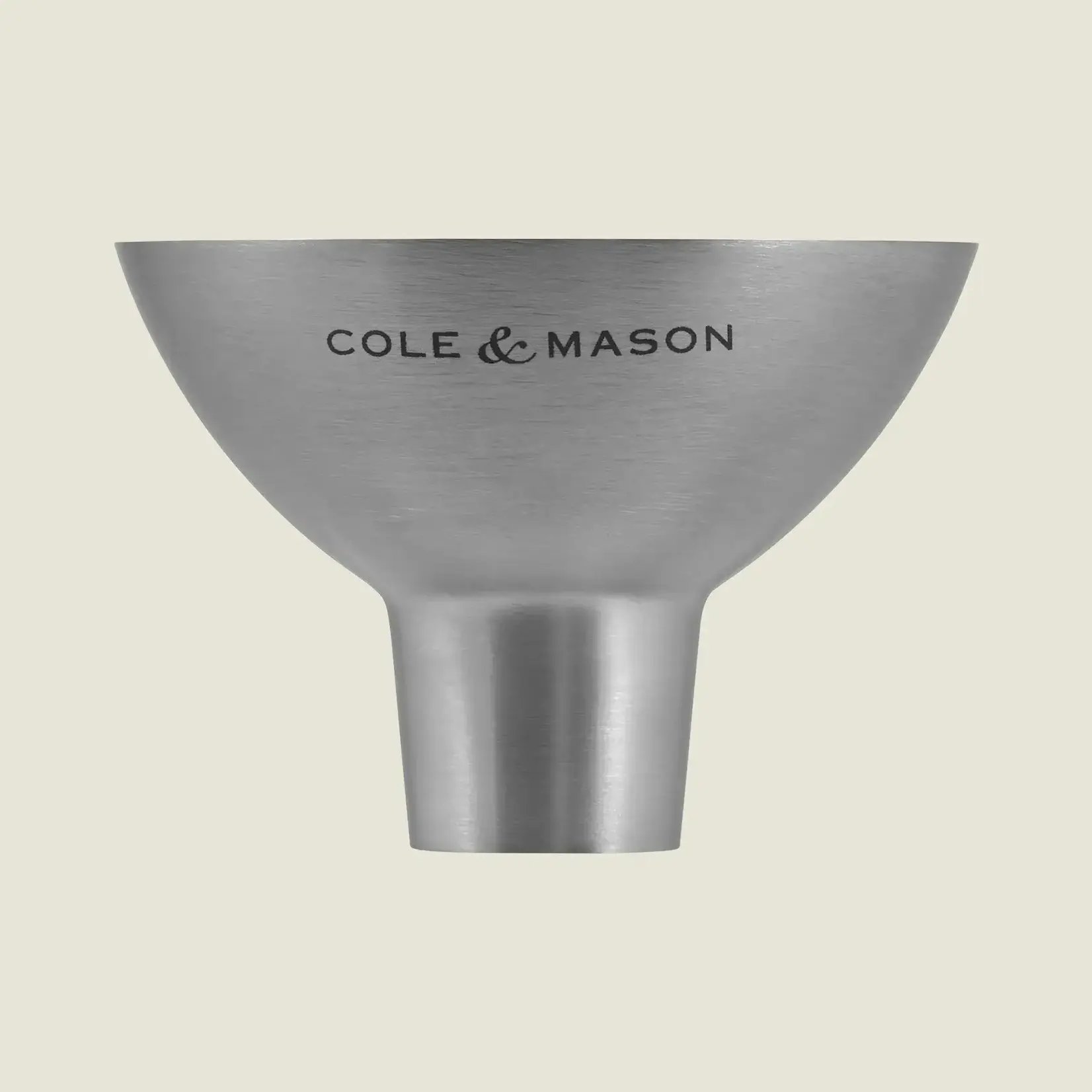 Diverse Merken Dover Funnel rvs vultrechter voor peper en zoutmolens Cole & Mason H246112