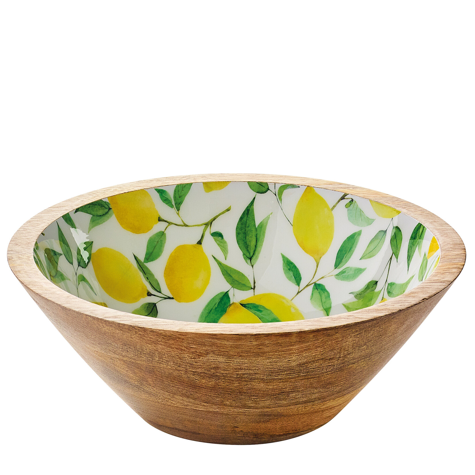 Zassenhaus Zassenhaus Schaal Lemon Mango hout slaschaal 20 cm Zassenhaus 080308