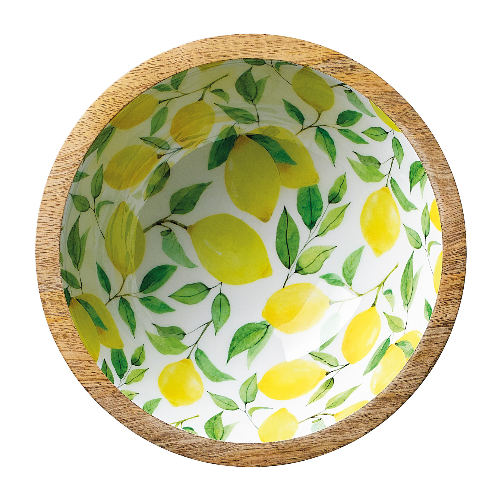 Zassenhaus Zassenhaus Schaal Lemon Mango hout slaschaal 20 cm Zassenhaus 080308