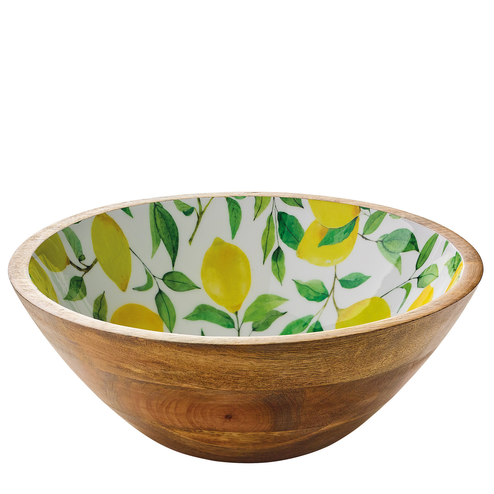 Zassenhaus Zassenhaus Schaal Lemon Mango hout slaschaal 30 cm Zassenhaus 080313