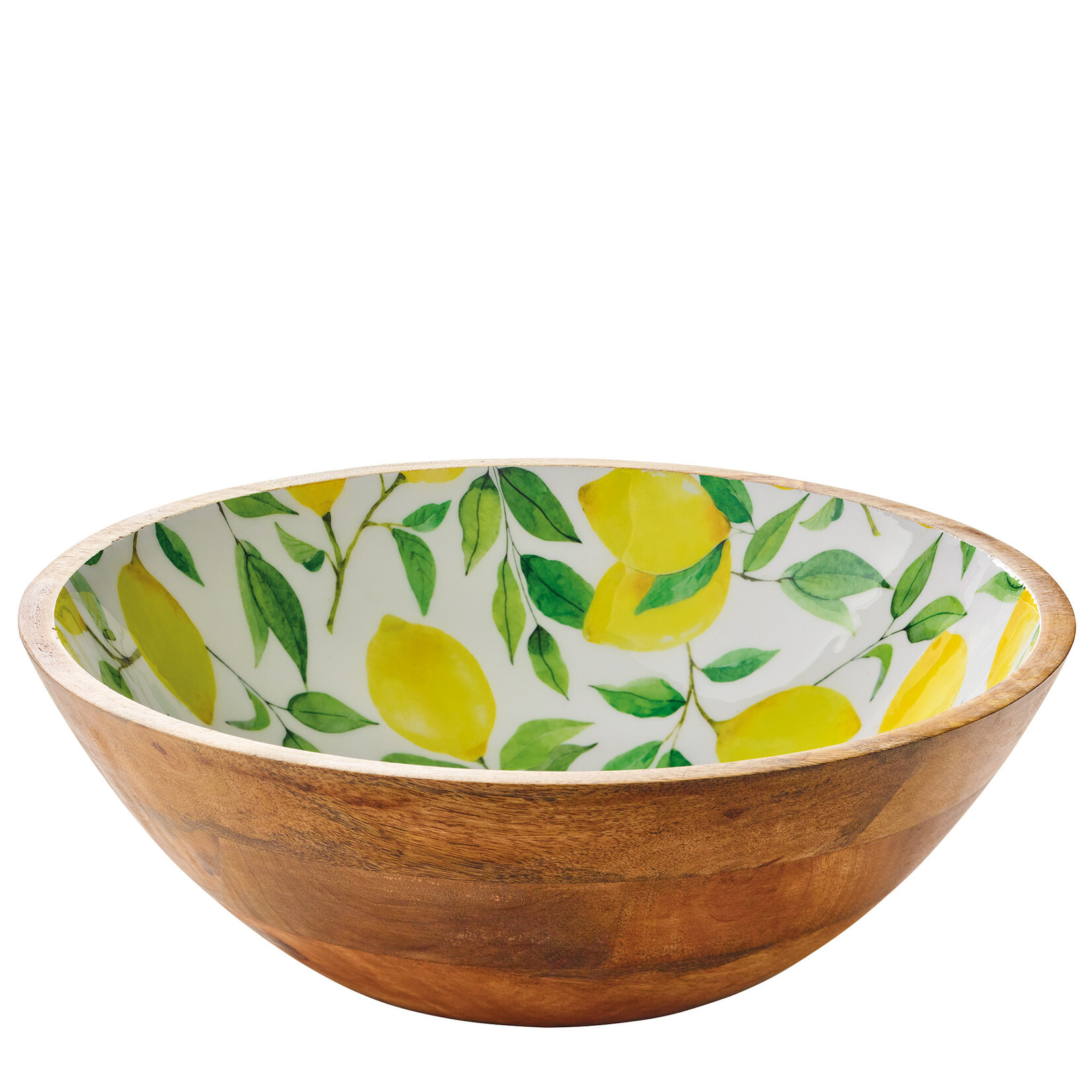 Zassenhaus Zassenhaus Schaal Lemon Mango hout slaschaal 35 cm Zassenhaus 080322