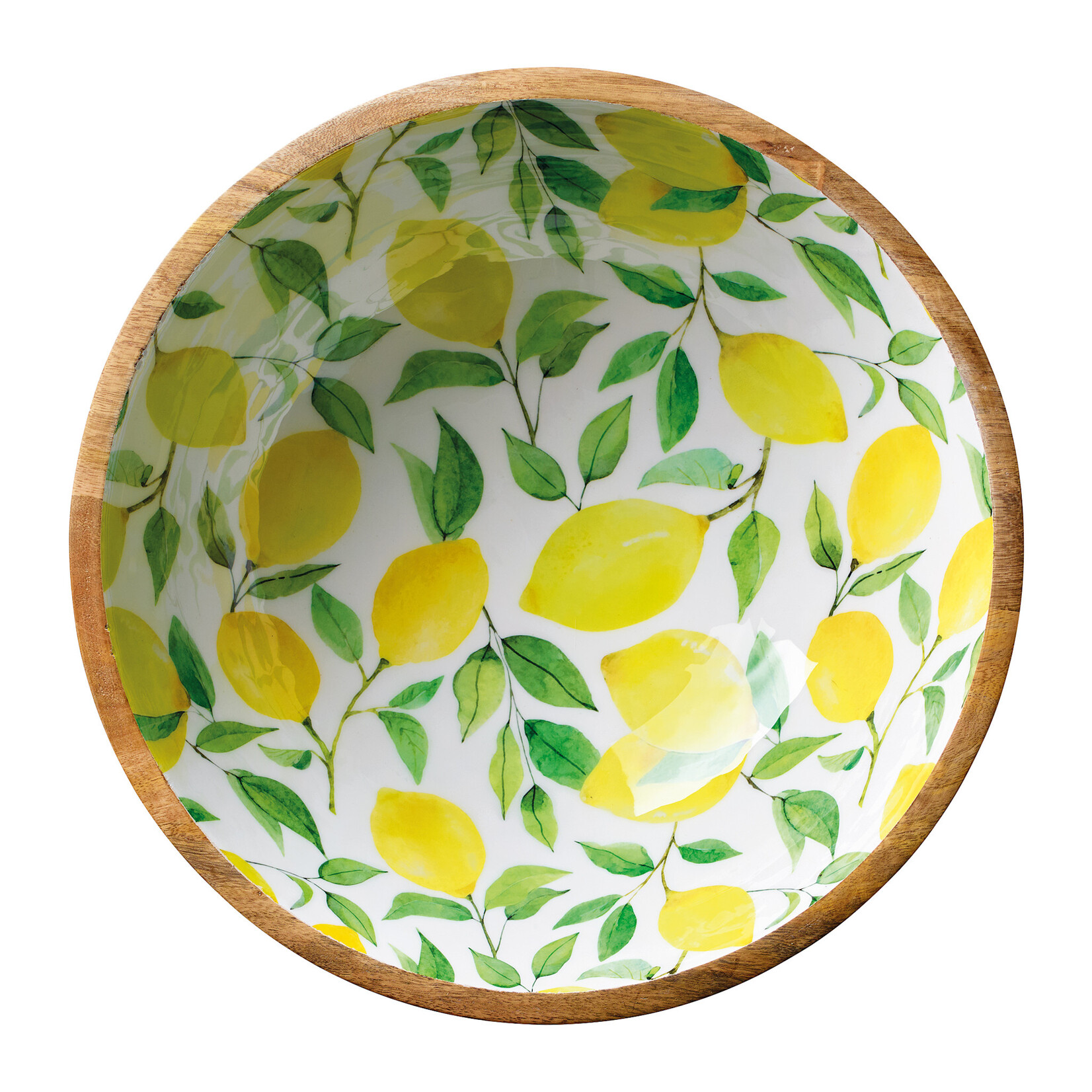Zassenhaus Zassenhaus Schaal Lemon Mango hout slaschaal 35 cm Zassenhaus 080322