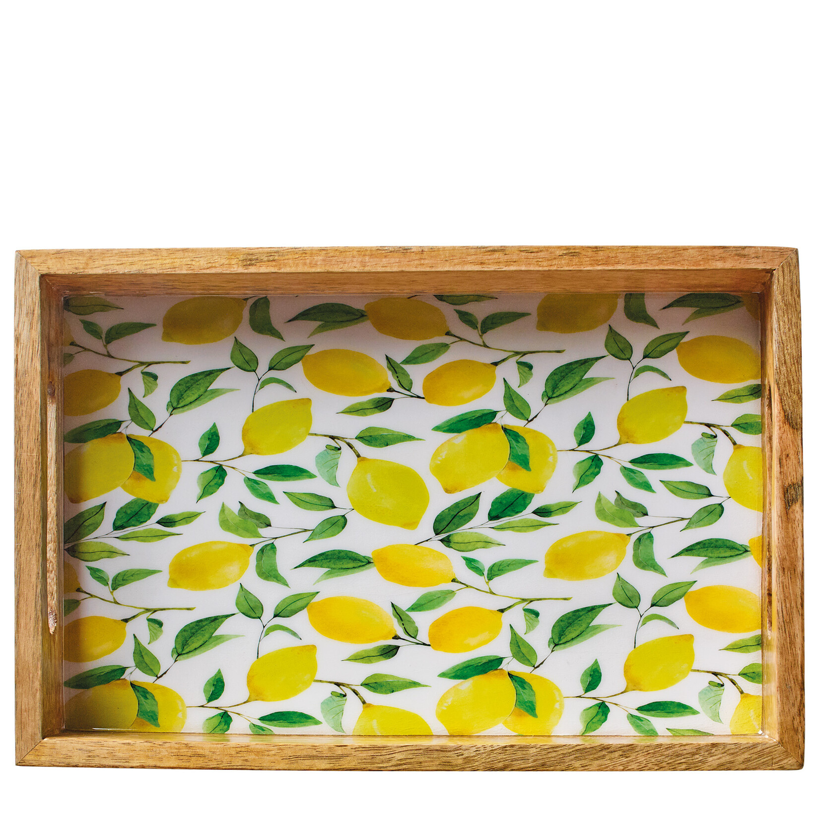 Zassenhaus Zassenhaus dienblad Lemon Mango hout 305 x 200 x 55 mm Zassenhaus 080346
