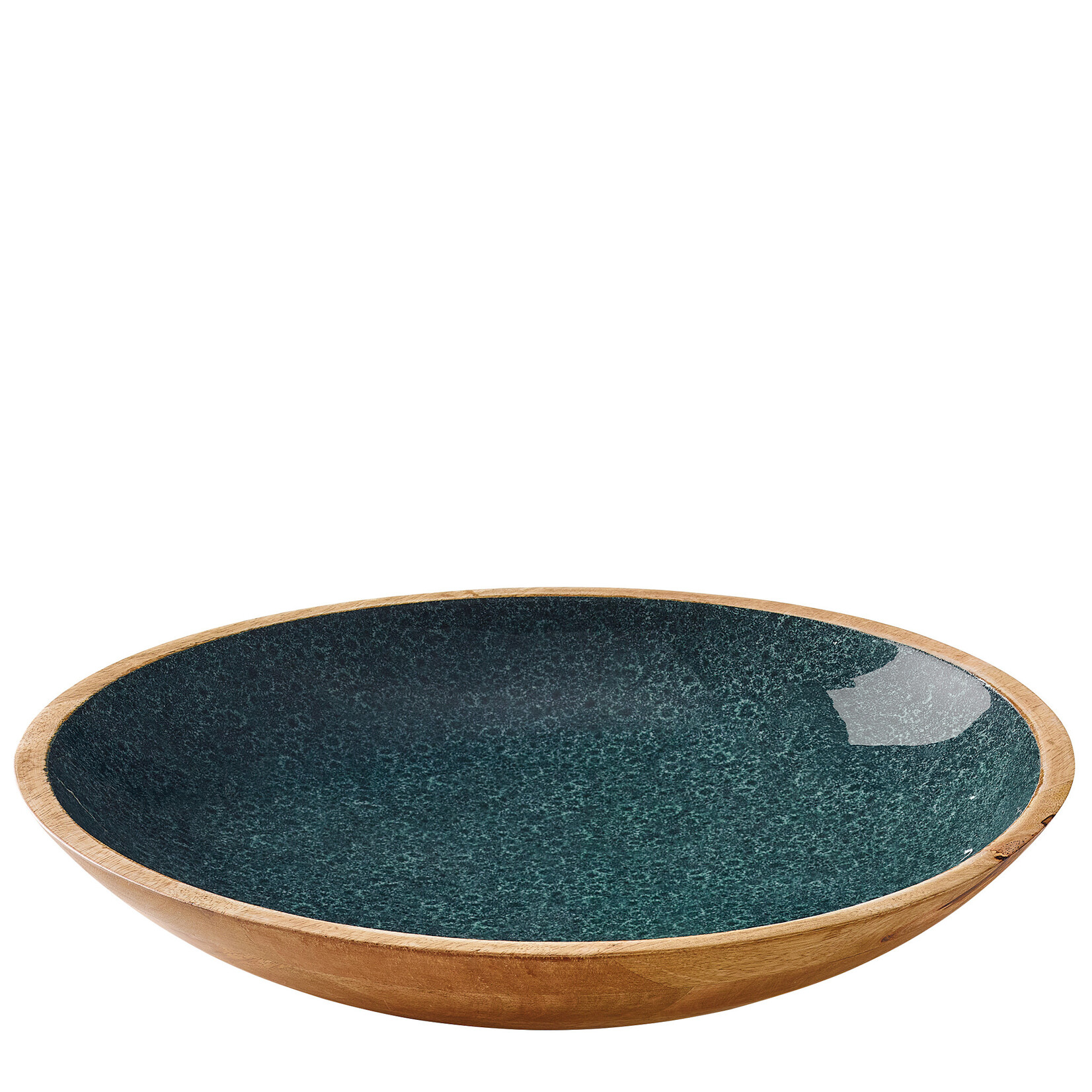 Zassenhaus Zassenhaus Schaal Mineral Coal Mango hout slaschaal laag 35 x 6 cm Zassenhaus 080537