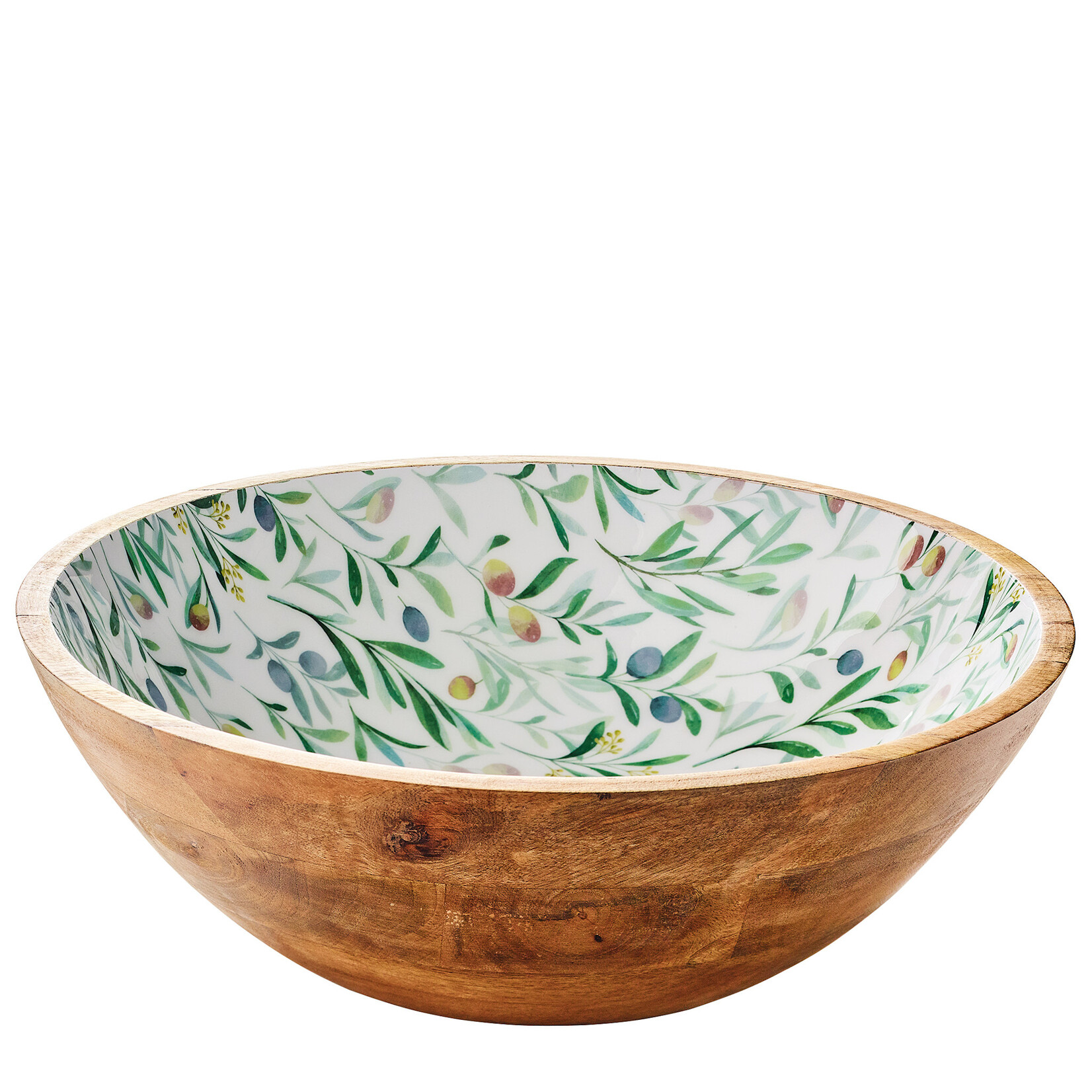 Zassenhaus Zassenhaus Schaal Olive Mango hout slaschaal 35 cm Zassenhaus 080377