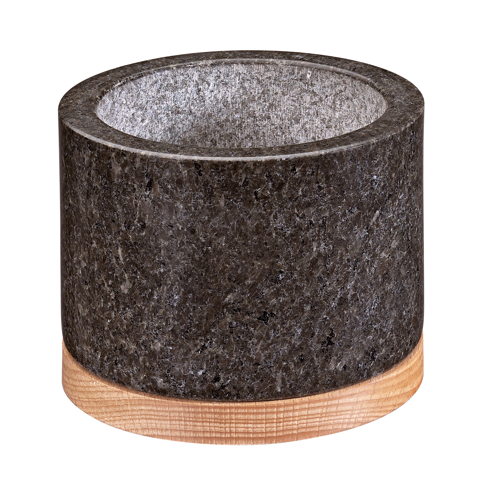 Cilio Cilio Vijzel Saturn Ø 14 cm Vijzel graniet met beuken Cilio 420364