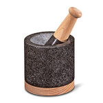 Cilio Cilio Vijzel Merkur Ø 10 cm Vijzel graniet met beuken Cilio 420364