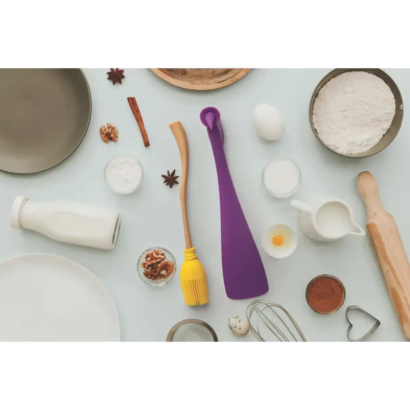 Diverse Merken Ototo bakkwast en spatel Heks op bezem Ototo Witchin set Ototo OT2230