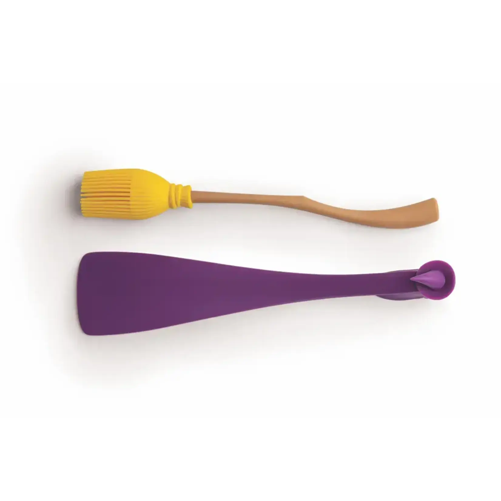 Diverse Merken Ototo bakkwast en spatel Heks op bezem Ototo Witchin set Ototo OT2230