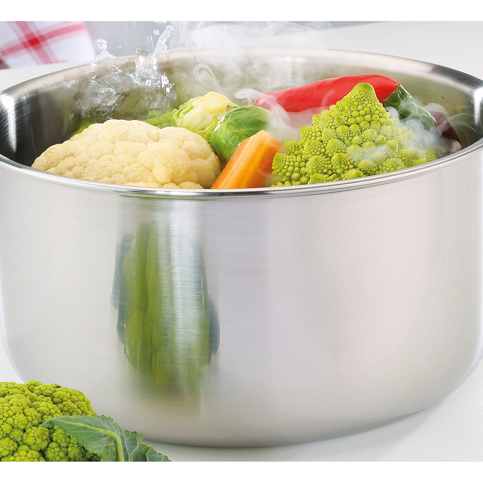 Spring 4 delige kookpannenset Spring Gourmet pannenset 16, 20, 24 kookpan 20 lage kookpan Spring 0580800604