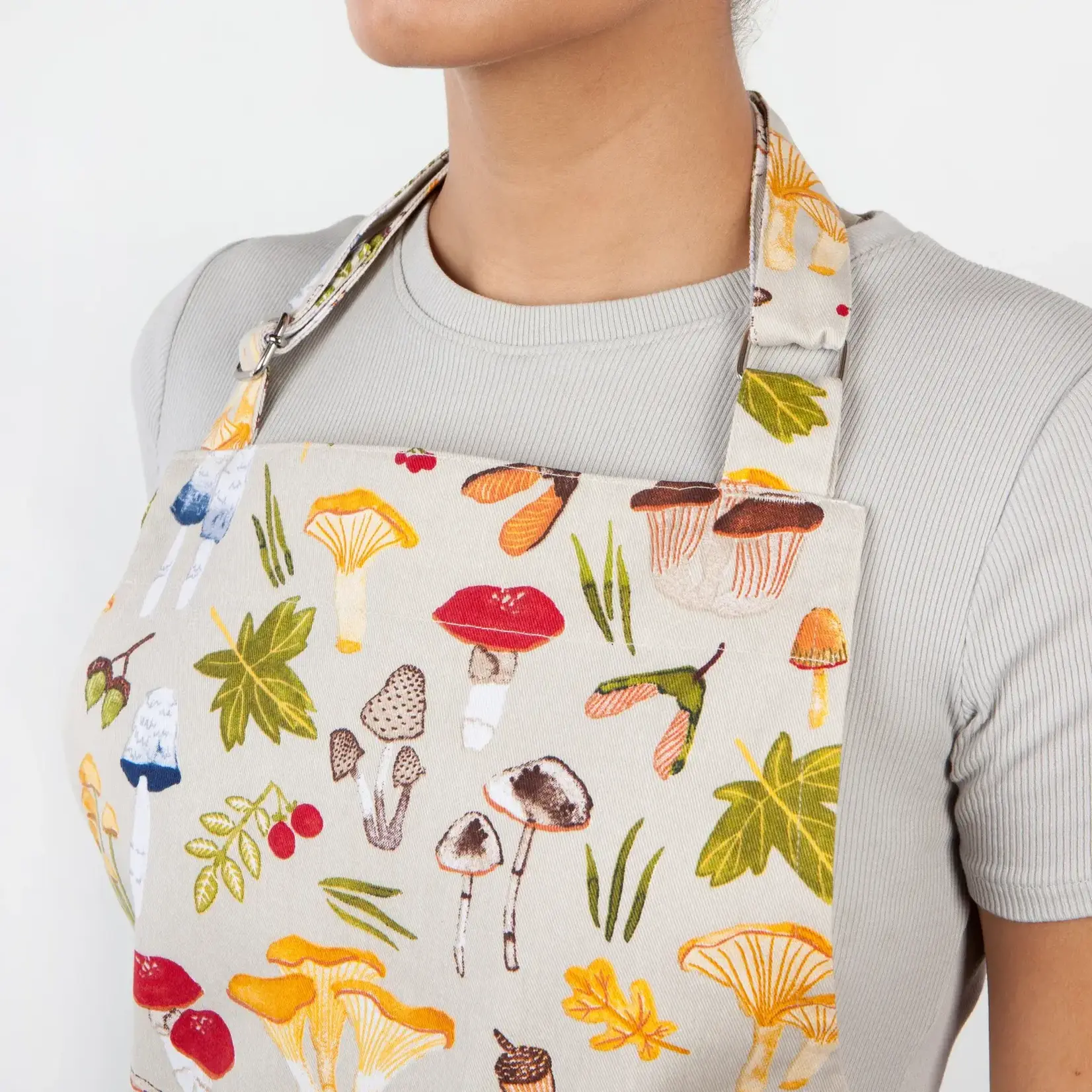 Diverse Merken Now Designs Field Mushrooms  apron schort paddenstoelen uit het veld Now Designs 502206