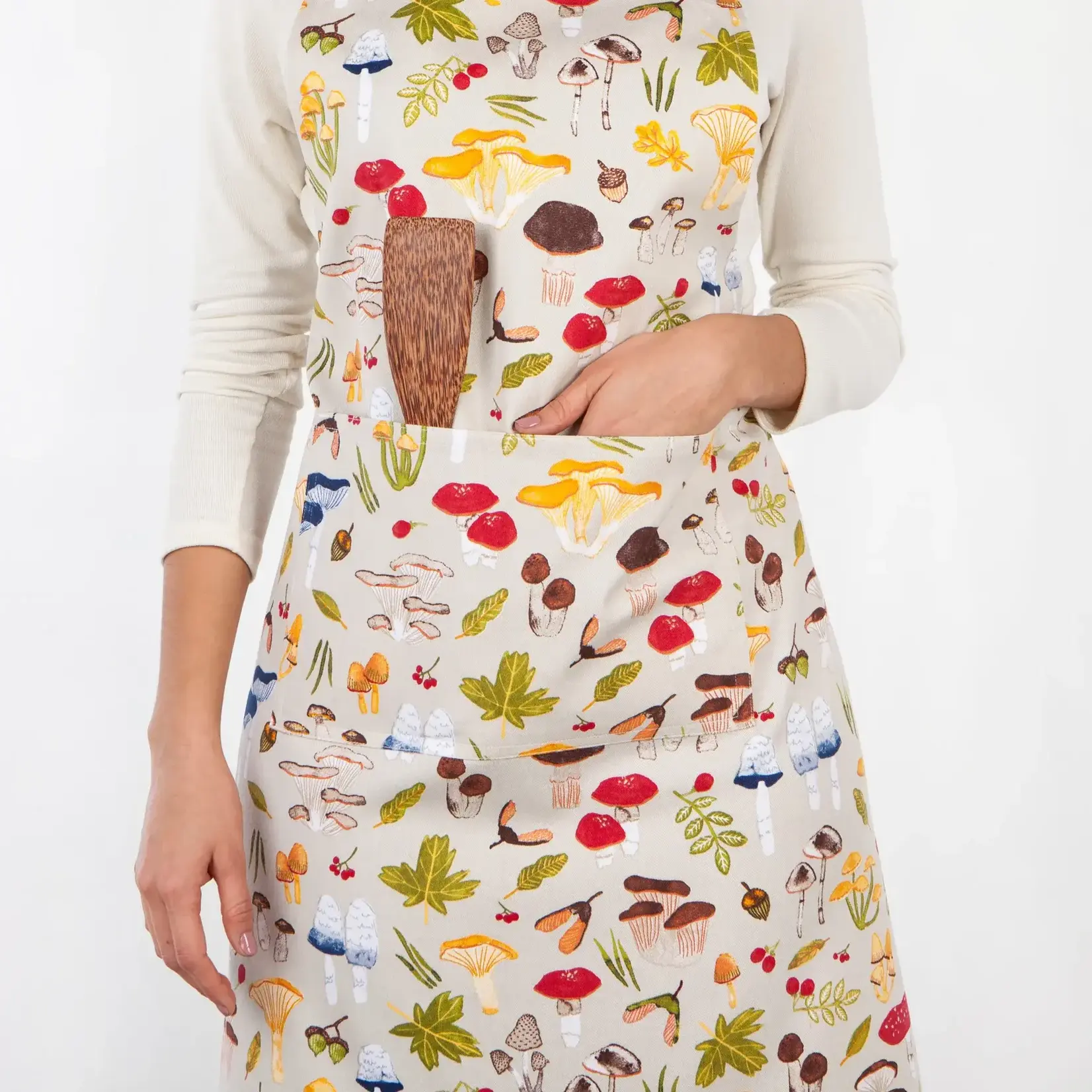 Diverse Merken Now Designs Field Mushrooms  apron schort paddenstoelen uit het veld Now Designs 502206