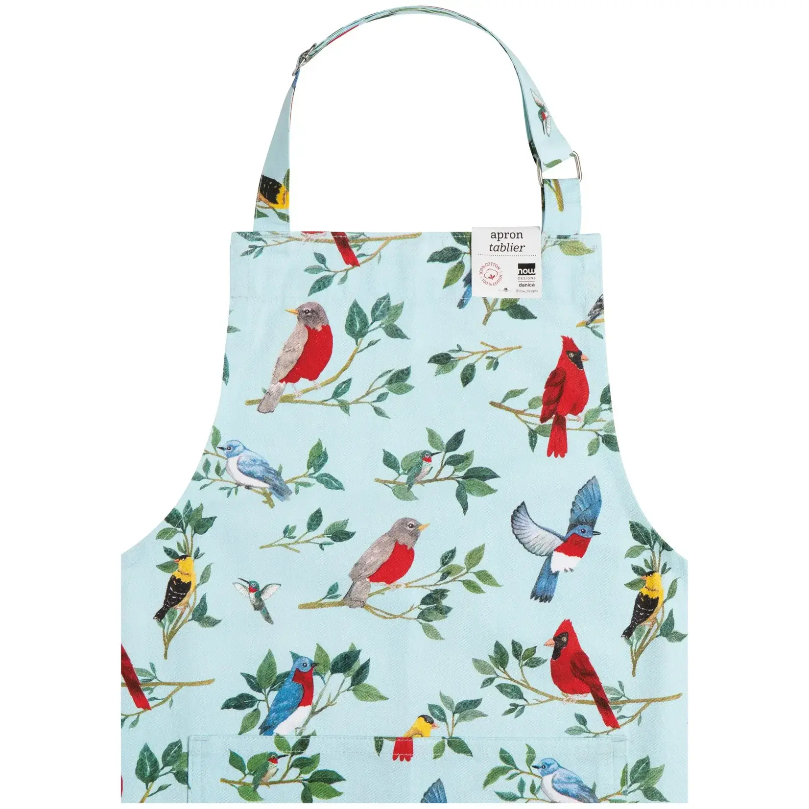 Diverse Merken Now Designs Chef Birdsong apron schort vogeltjes Now Designs 502162