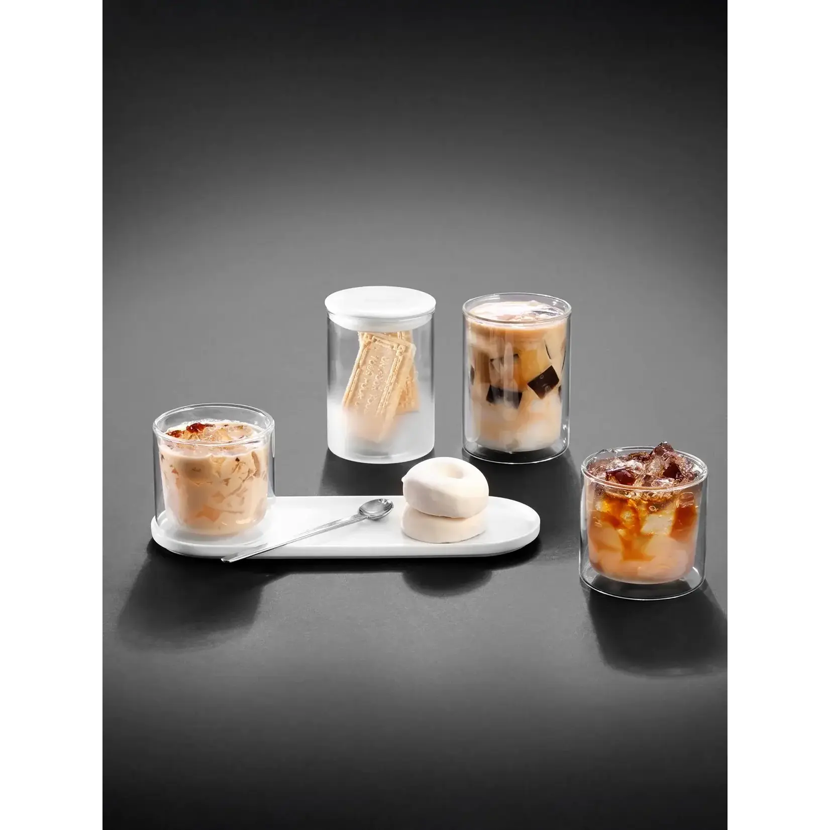 ASA Selection Asa Selection Opal dubbelwandig glas 300 ml Ø 8 cm hoog 110 mm frosted glas Opal Asa 11071483