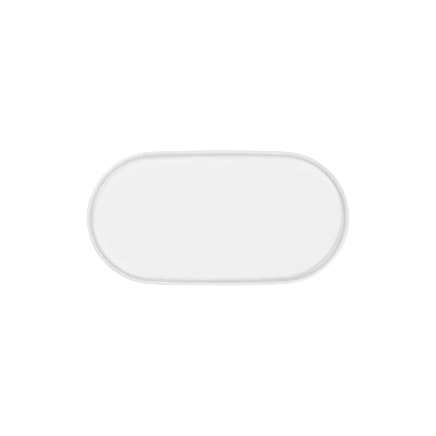 ASA Selection Asa Selection Opal ovaal bord 205 x 105 mm wit ovaal bord Opal Asa 11200017