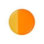 ASA Selection Asa Selection Joy 22 cm Dessert plate ontbijtbord Orange Smoothie ASA 16144286