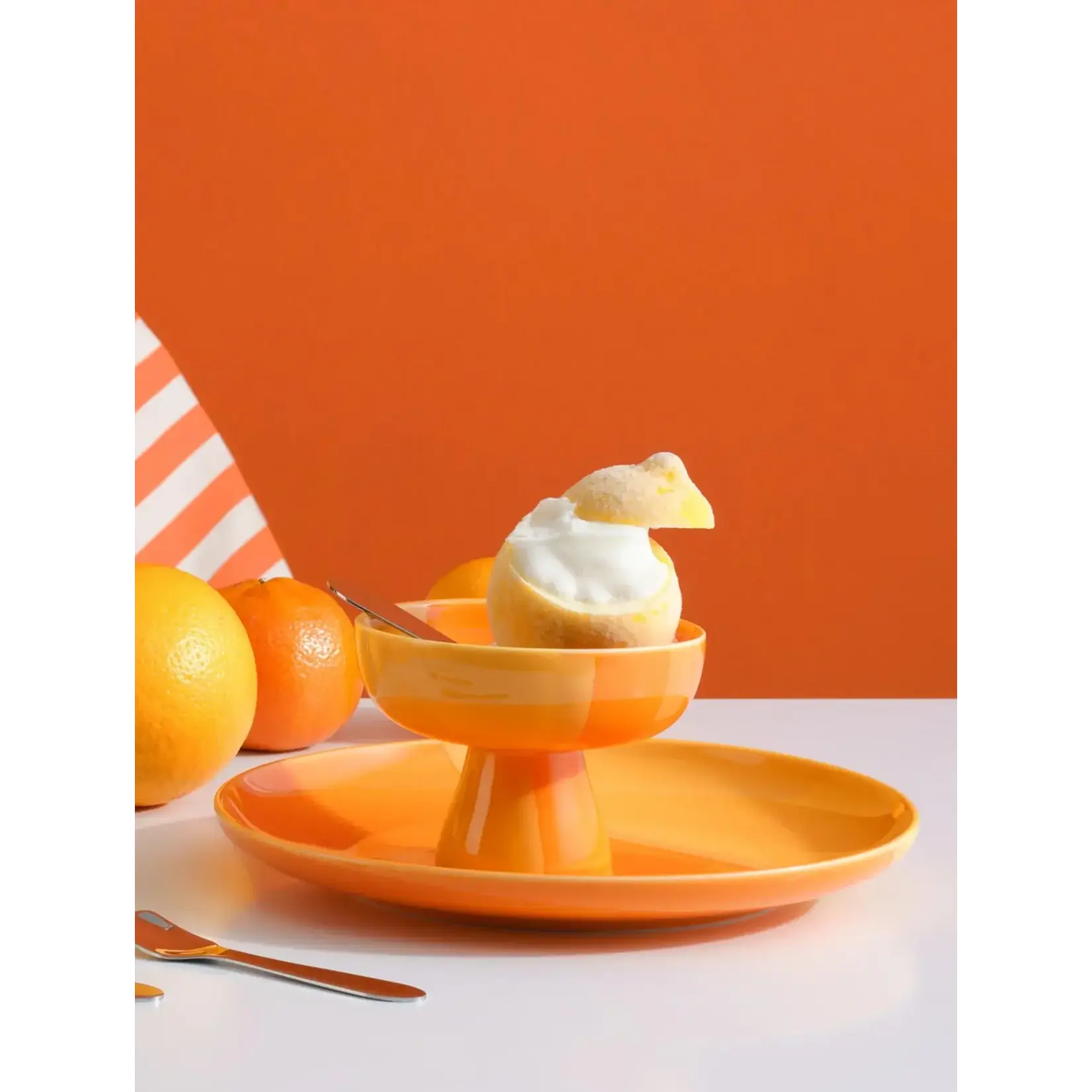 ASA Selection Asa Selection Joy ijscoupe bowl on foot Ø 110 mm Orange Smoothie ASA 16394286