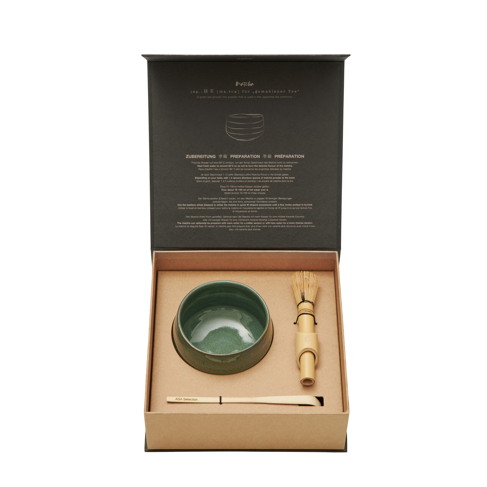 ASA Selection Asa Selection Moribana Matsu Shiny Matcha set Umami Matsu Shiny Asa 10950455