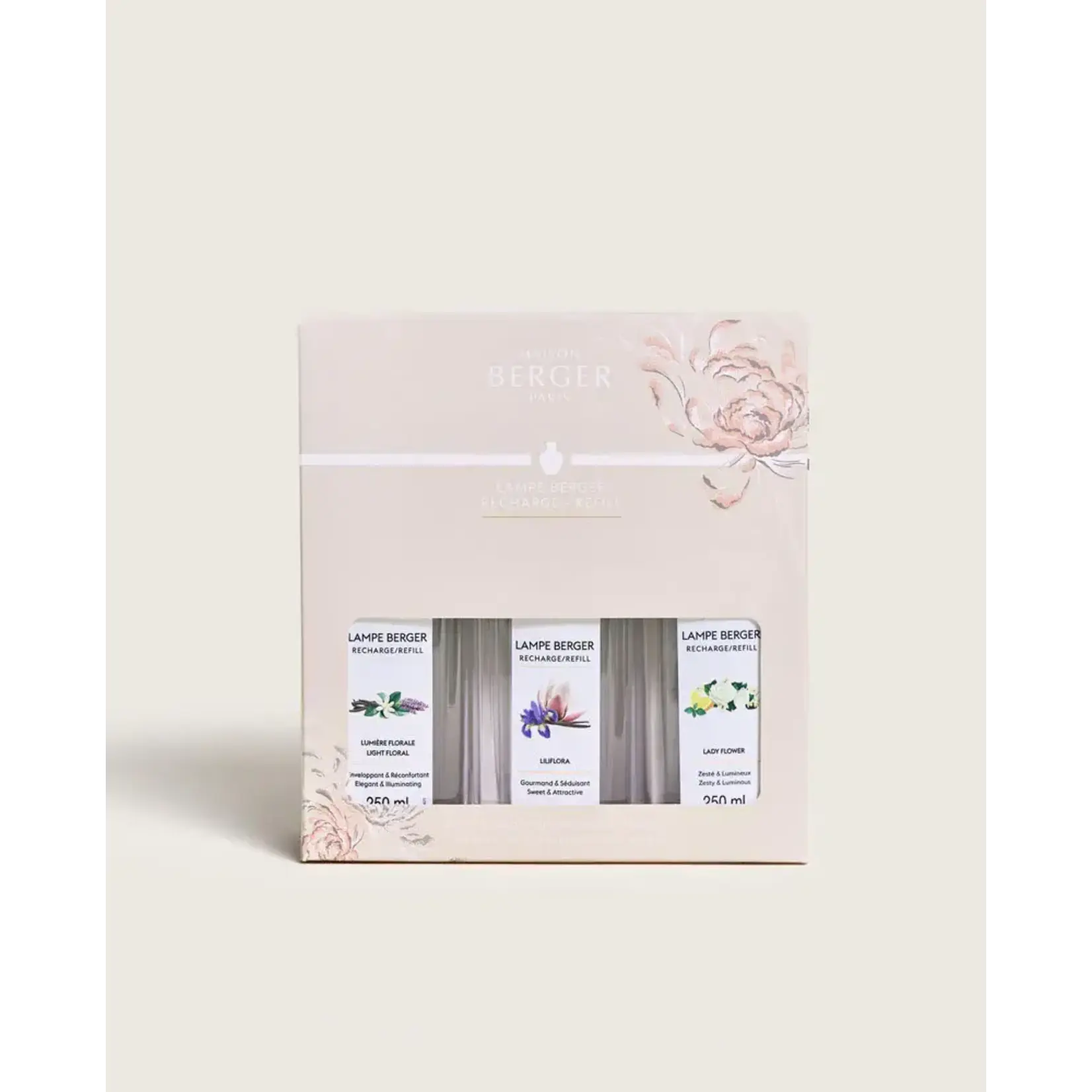 Maison Berger Paris 1898 set-3 huisgeuren 250 ml Maison Berger triopack Ophelia Lampe Maison Berger 24033