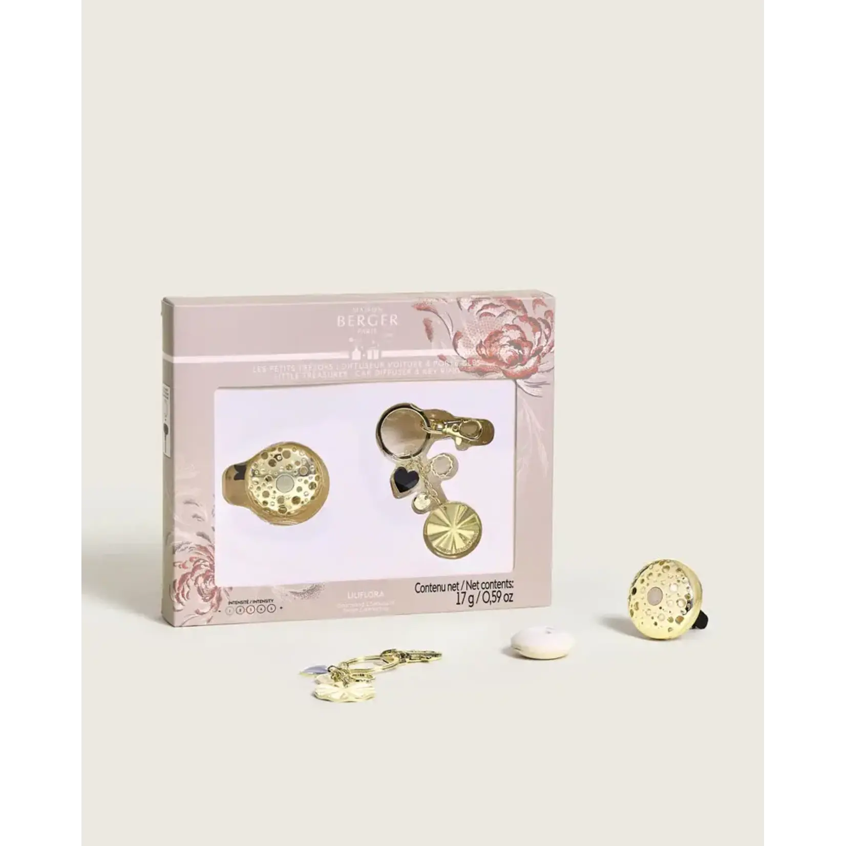 Maison Berger Paris 1898 Maison Berger Auto parfumverspeider Ophelia goud auto Diffuser Voiture Maison Berger 7888