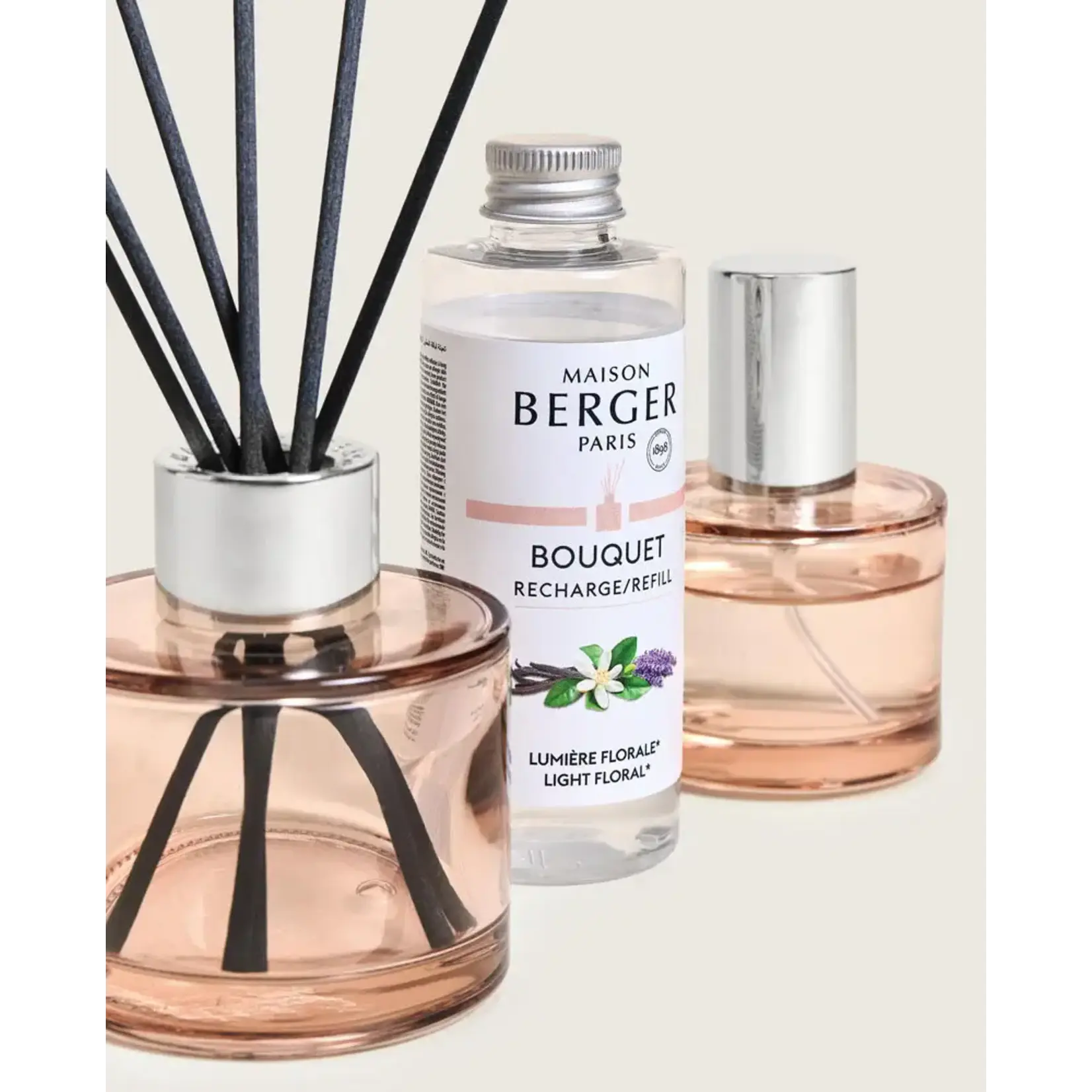 Maison Berger Paris 1898 Duo Sticks Parfumverspreider en roomspray Lumière Florale light Floral Maison Berger 7903