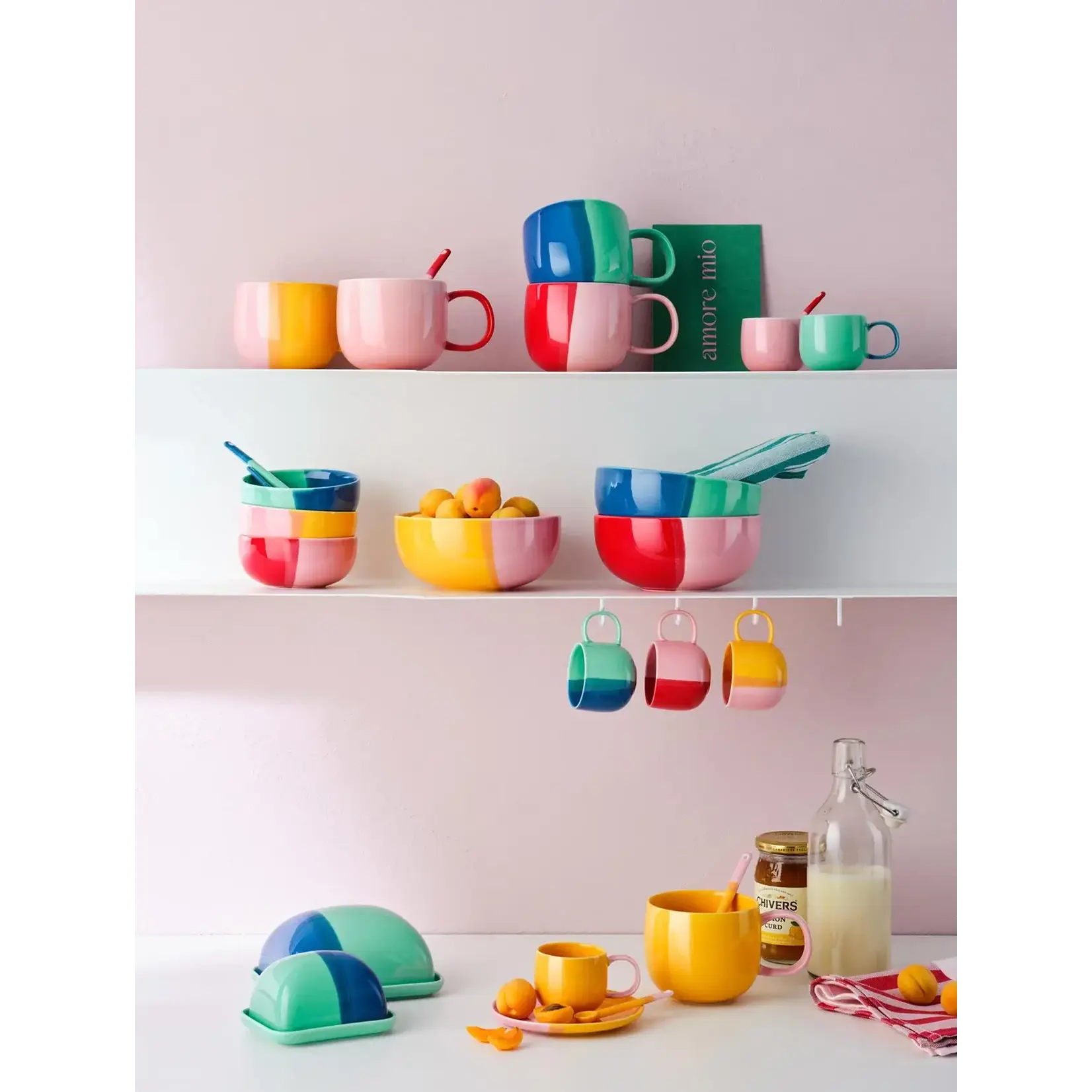 ASA Selection Asa Selection Joy 15 cm lepels set-3 Spoons Colors Smoothie ASA 16925286