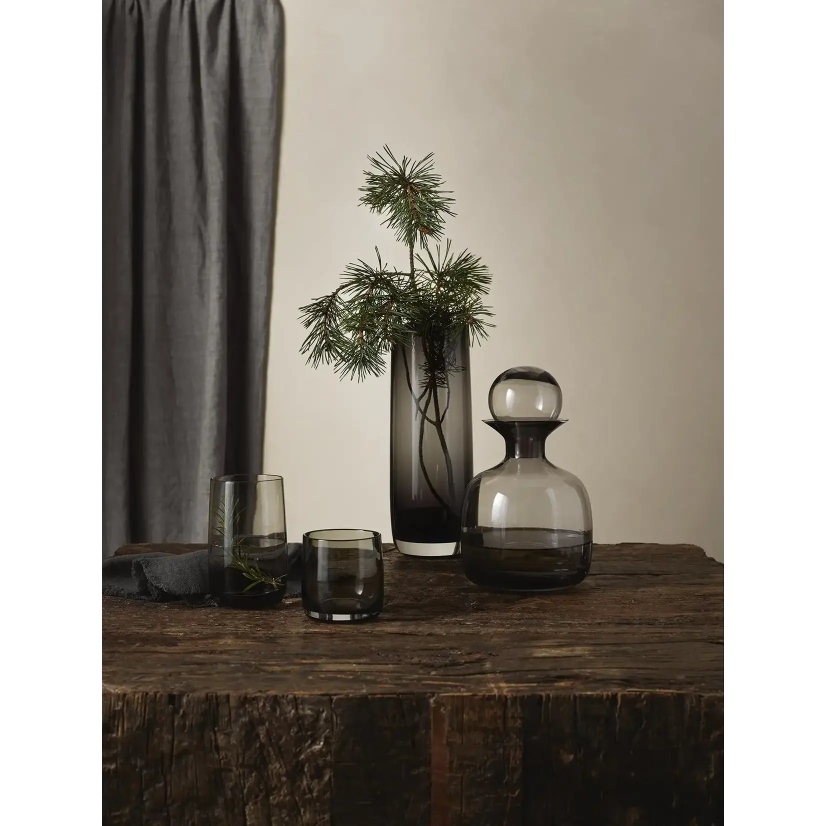 ASA Selection Asa Selection Sarabi glas grey 200 ml Ø 8 cm hoog 8 cm Asa 53502009