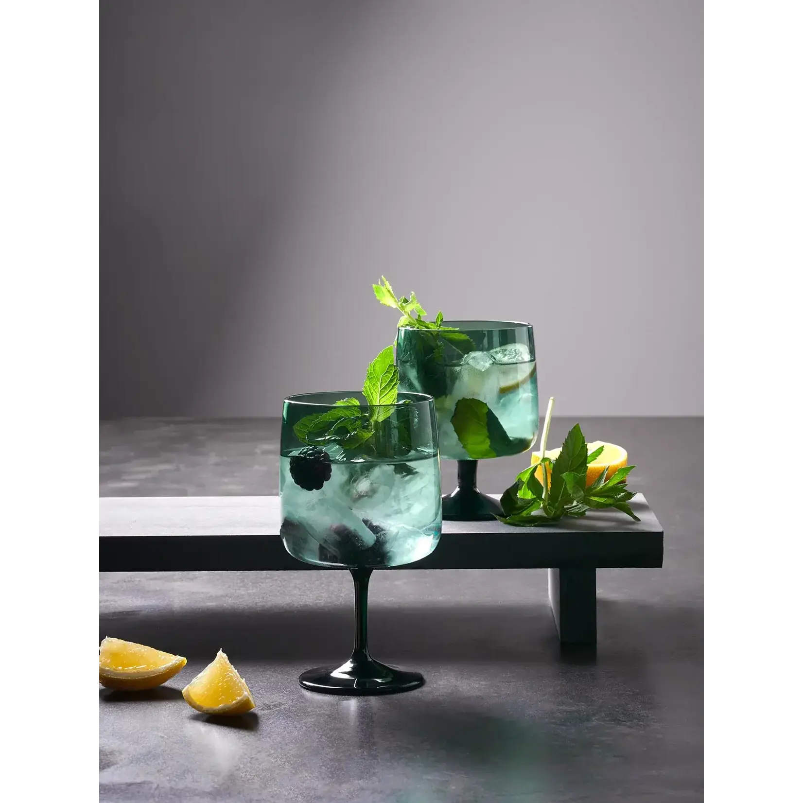 ASA Selection Asa Selection Sarabi glas op voet groen green 200 ml Ø 8 cm hoog 8 cm Asa 53706009