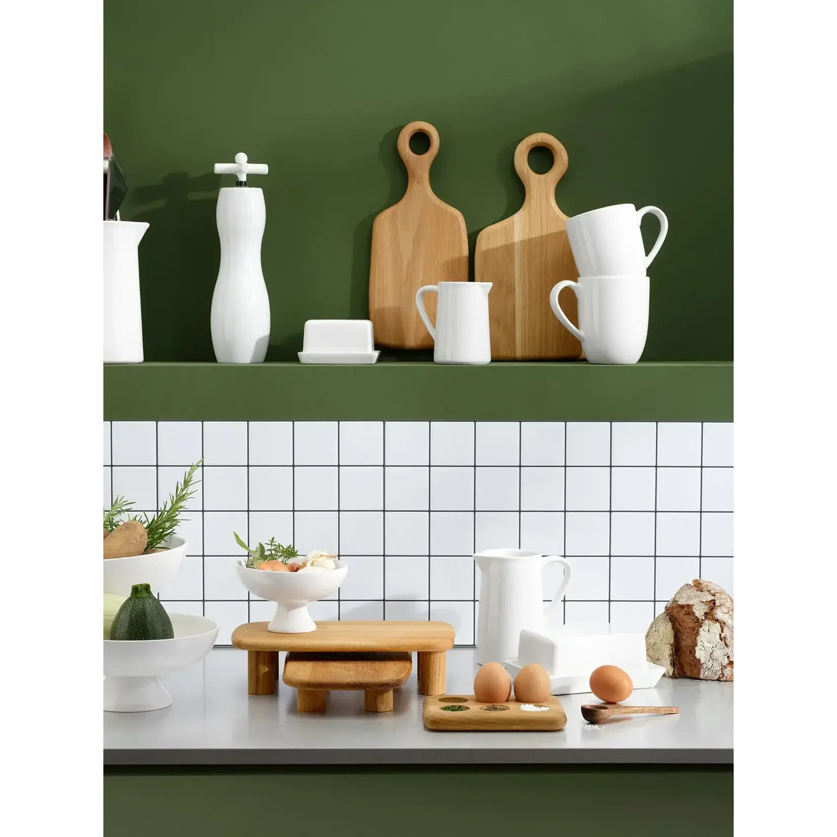 ASA Selection Asa Selection EU eiken hout plank op voetjes 320 x 155 x 42 mm Asa 55690900