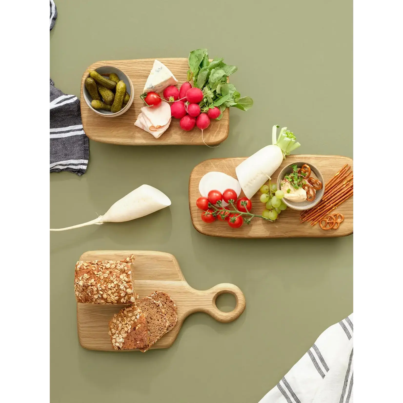 ASA Selection Asa Selection EU eiken hout plank op voetjes 320 x 155 x 42 mm Asa 55690900