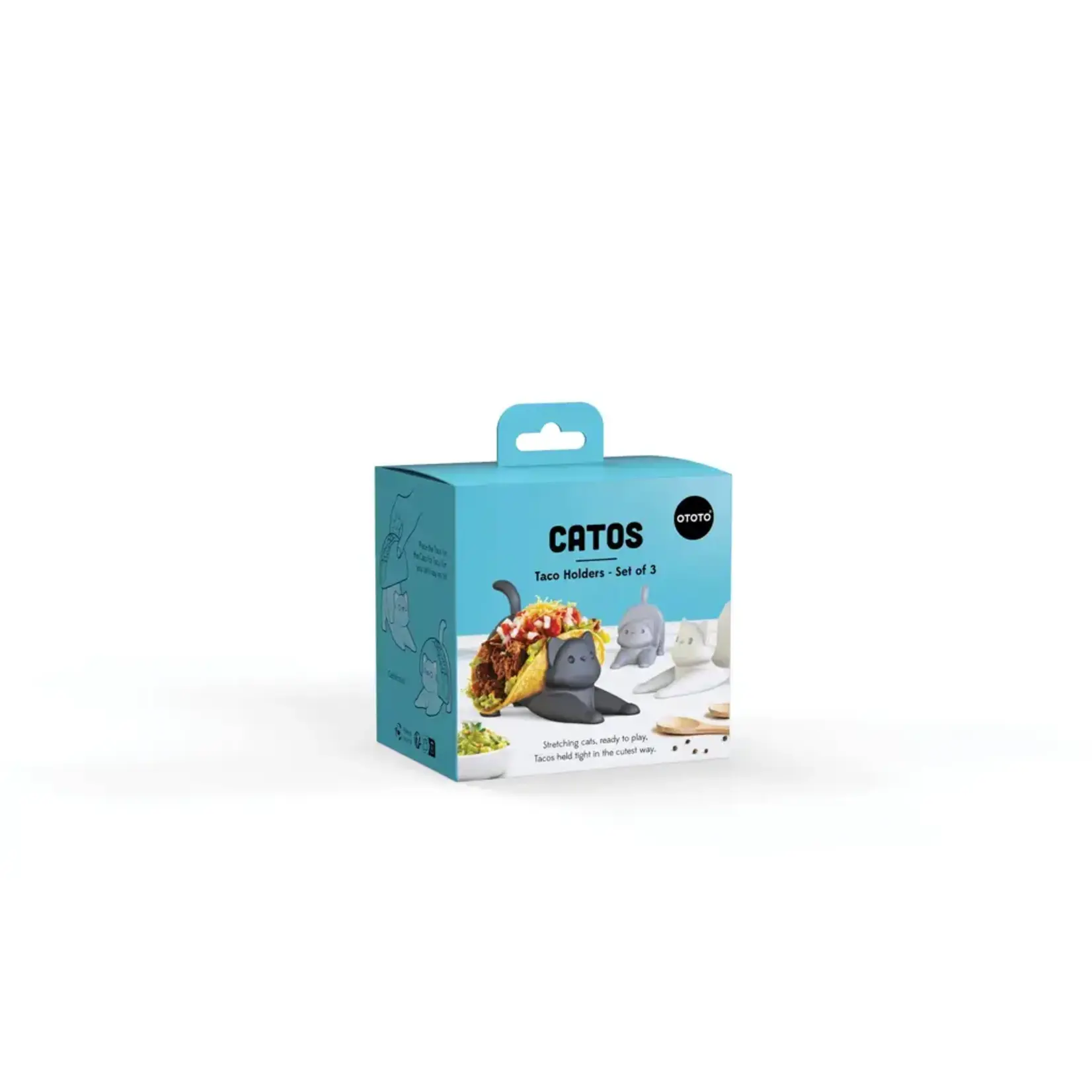 Diverse Merken Taco houders Ototo Tacohouder Catos set van 3 katten tacohouders Ototo 2353