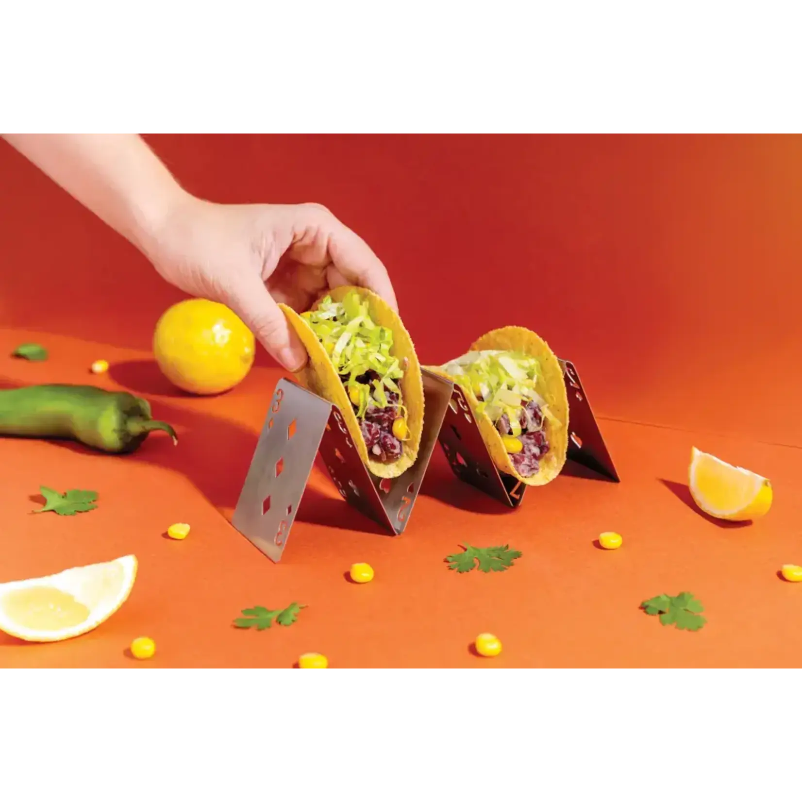 Diverse Merken Taco houders Ototo Tacohouder pick-a-taco speelkaarten houders voor 2 of 3 tacos Ototo 2261