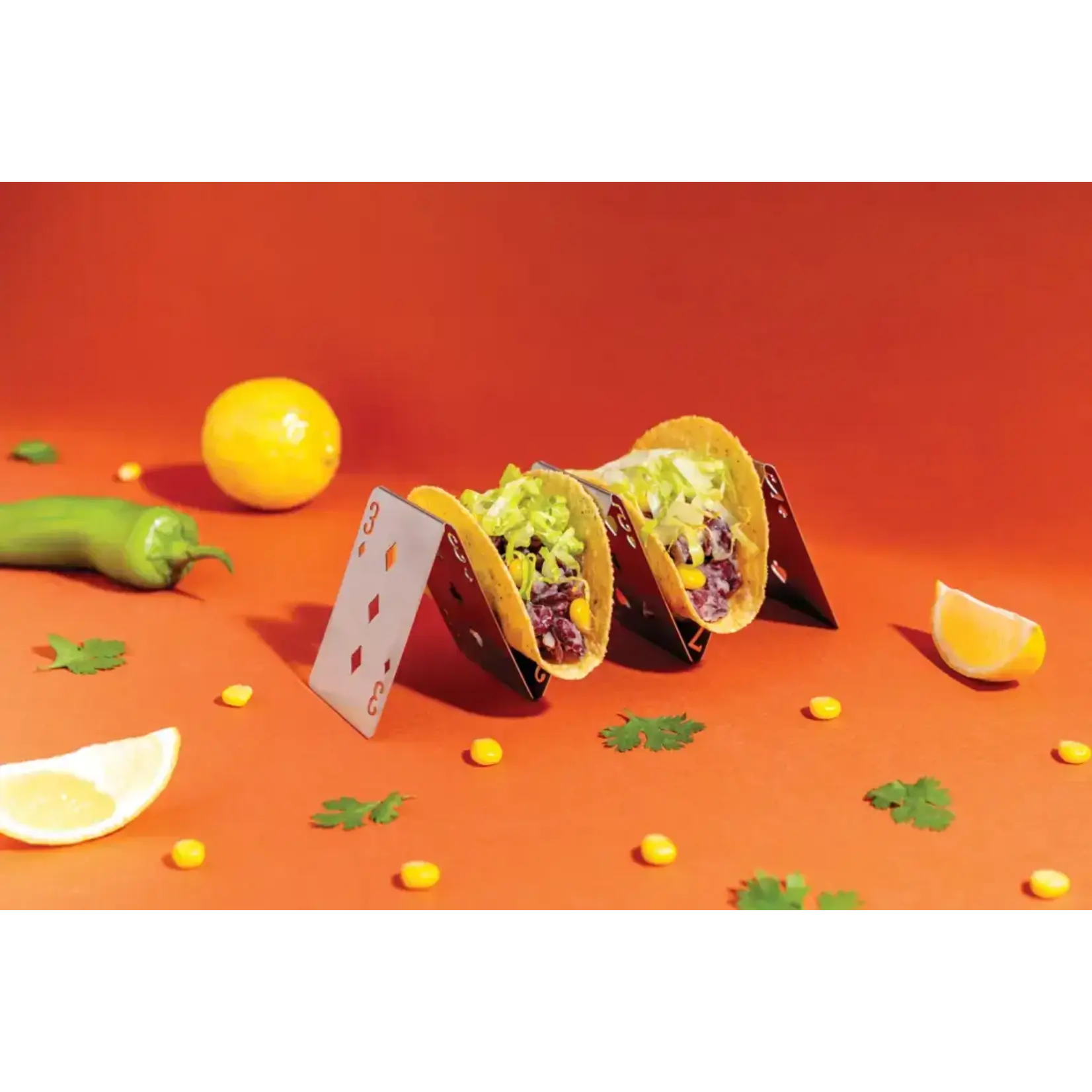 Diverse Merken Taco houders Ototo Tacohouder pick-a-taco speelkaarten houders voor 2 of 3 tacos Ototo 2261