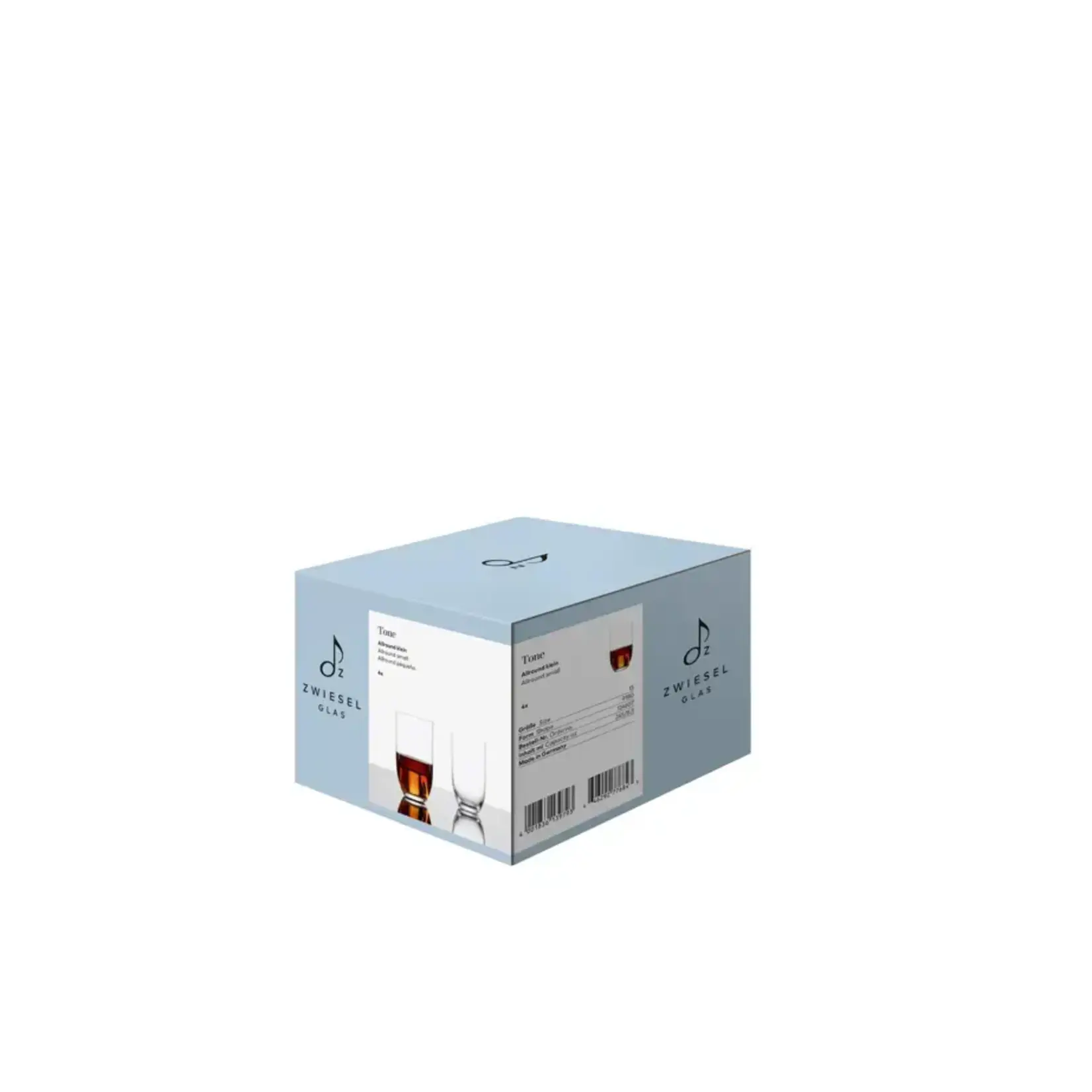 Zwiesel Collection Glas set-4 tumbler klein glazen Zwiesel Glas Tone Longdrink - tumbler 245 ml Zwiesel Glas Tone 15