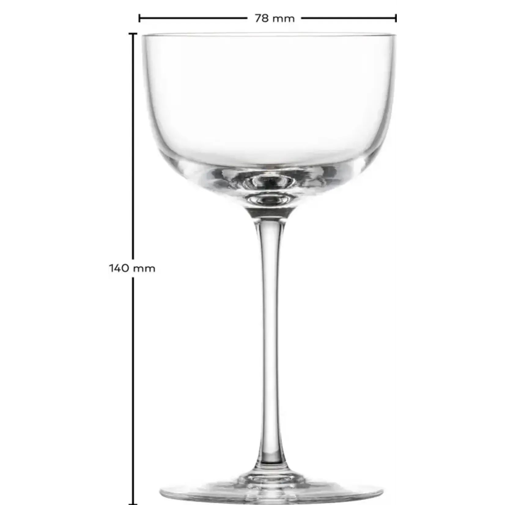 Zwiesel Collection Glas set-4 Cocktailcoupe klein Zwiesel Glas Tone Cocktailcoupe klein 170 ml Zwiesel Glas Tone 16