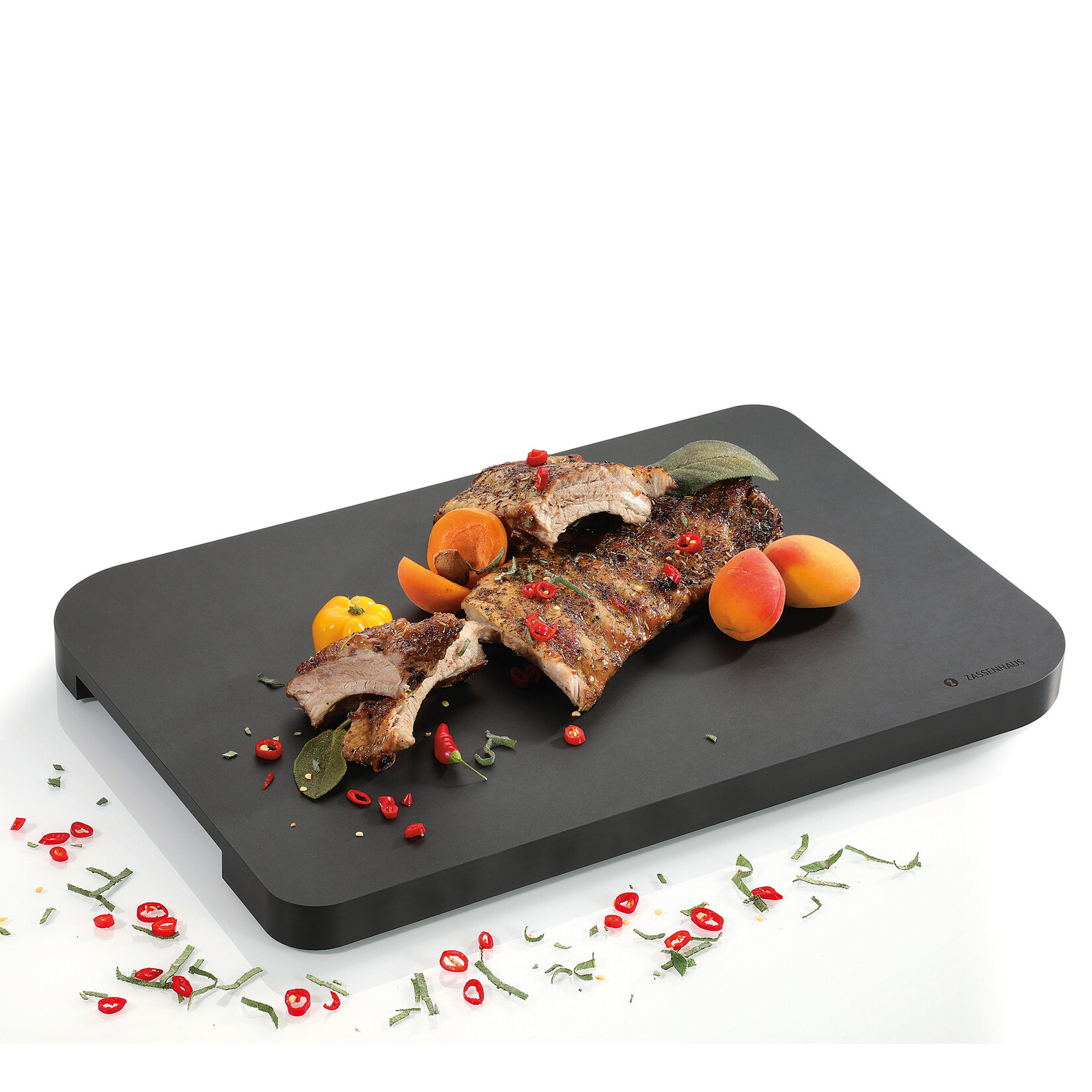 Zassenhaus papiercomposiet snijplank hakblok 450x300x25 mm Zassenhaus Comfort Plus 053876