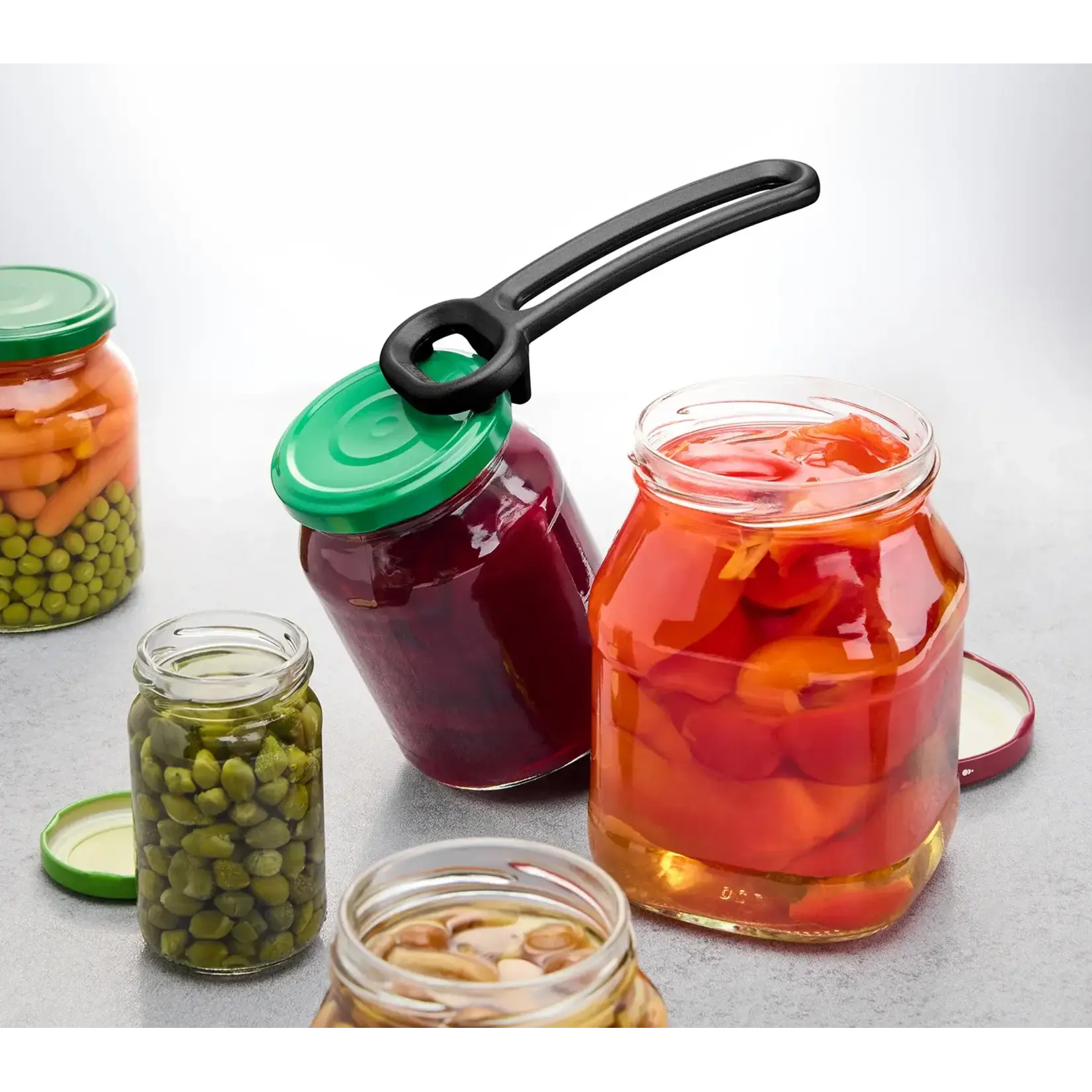 Gefu Kunststof potopener Gefu Vacio pot opener jarkey Gefu 12487