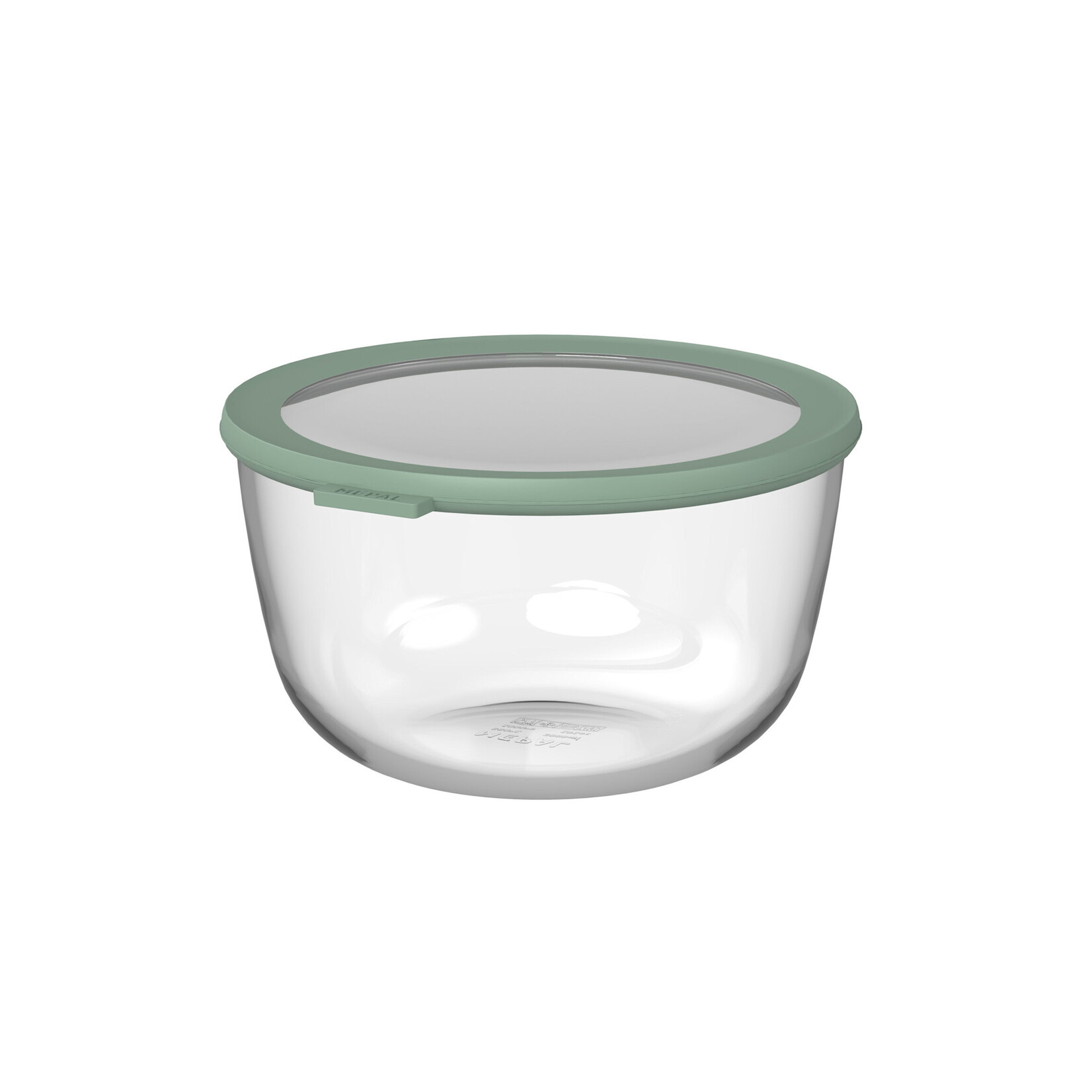 Mepal 3000 ml ronde Mepal Cirqula glazen vershouddoos 3000 ml deksel Nordic sage Mepal 106242594700