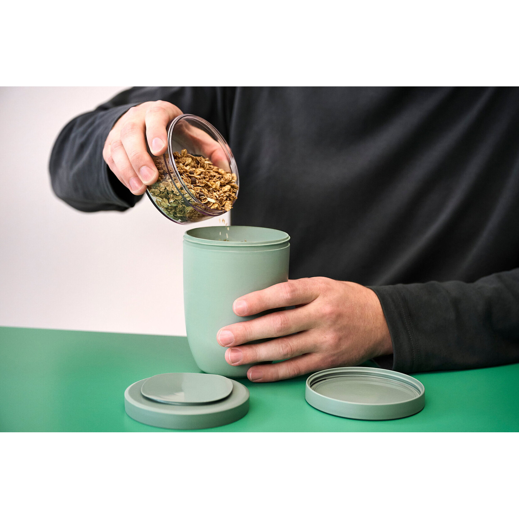 Mepal Mepal Ellipse lunchpot XL 750 ml + 300 ml Nordic sage Mepal 107657094700