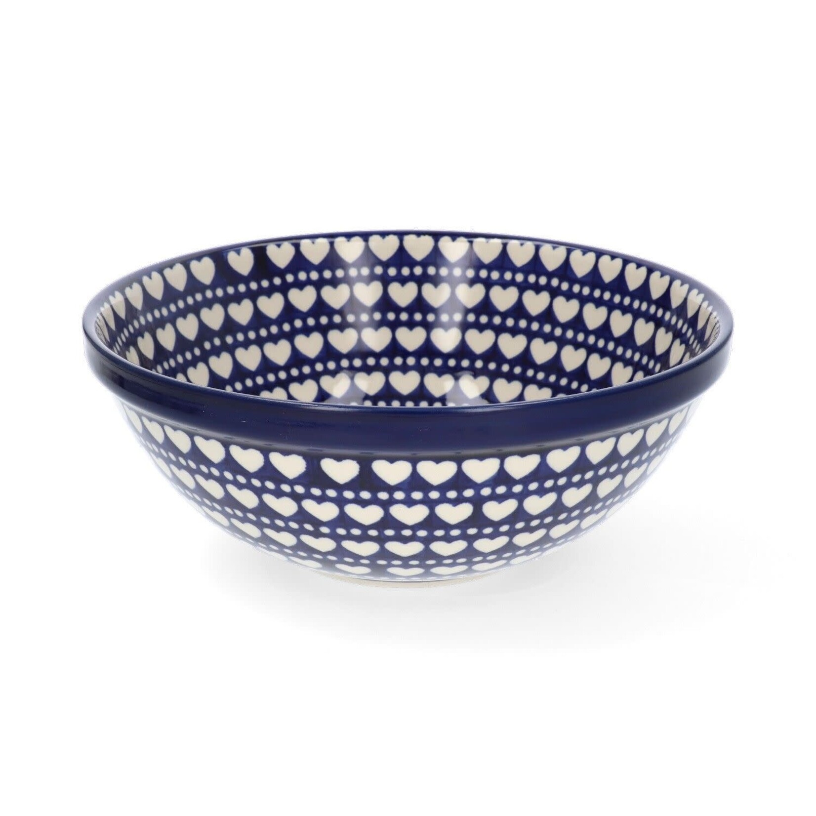 Bunzlau Castle Bunzlau Castle Bowl 3470 ml hoog 11 cm Ø 28 cm Blue Valentine Bunzlau Castle 1055-0375E