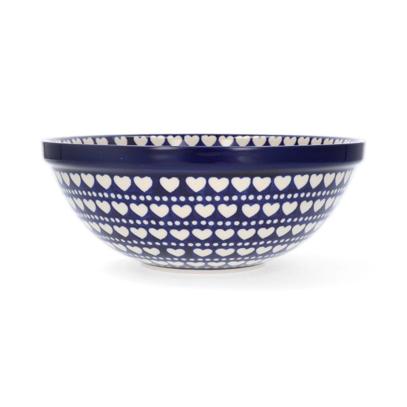 Bunzlau Castle Bunzlau Castle Bowl 3470 ml hoog 11 cm Ø 28 cm Blue Valentine Bunzlau Castle 1055-0375E