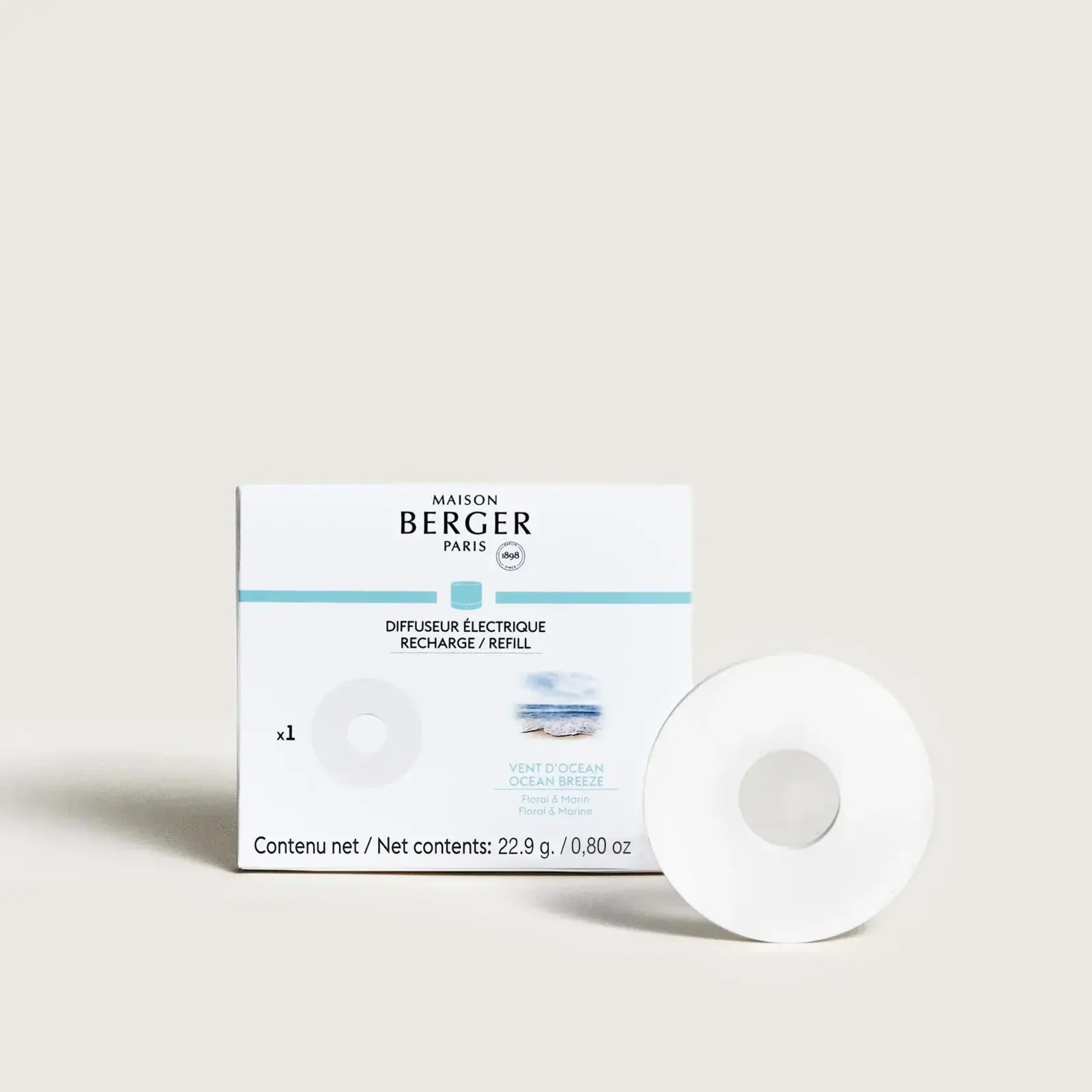 Maison Berger Paris 1898 Nomad Navulling Vent D'Ocean Nomad elektrische parfum diffuser Maison Berger 7777