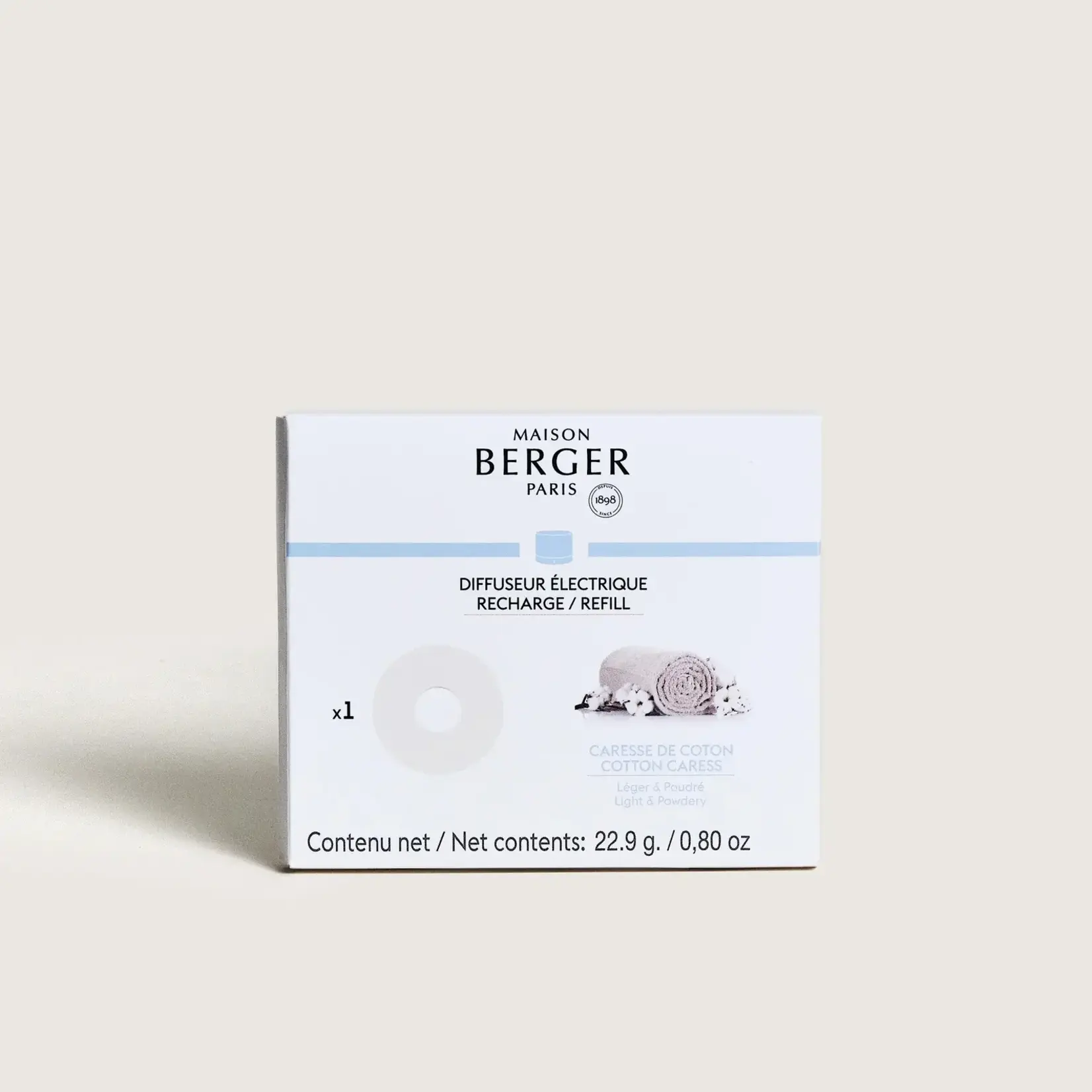 Maison Berger Paris 1898 Nomad Navulling Caresse de Coton Nomad elektrische parfum diffuser Maison Berger 7791