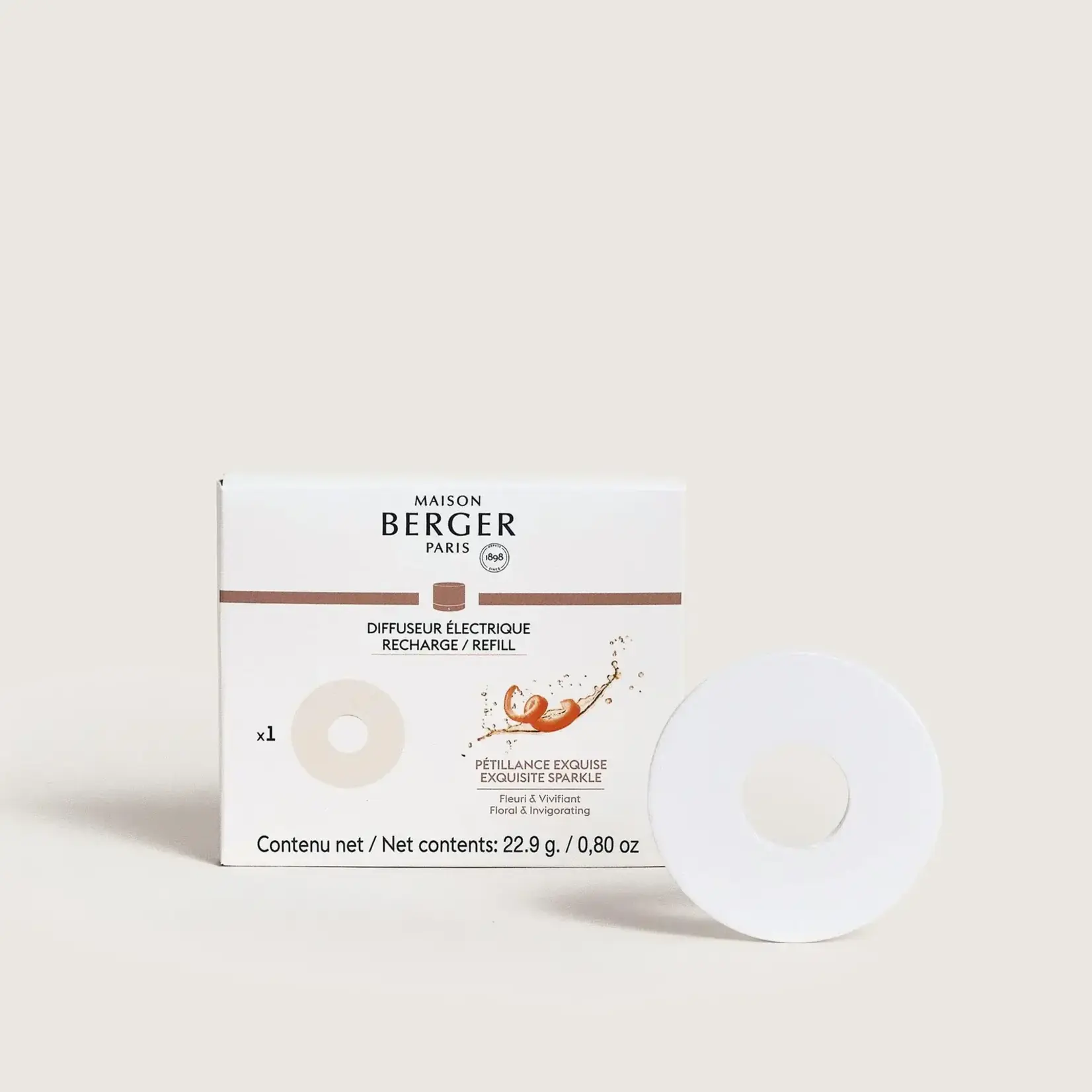 Maison Berger Paris 1898 Nomad Navulling Petillance Exquise Nomad elektrische parfum diffuser Maison Berger 7881