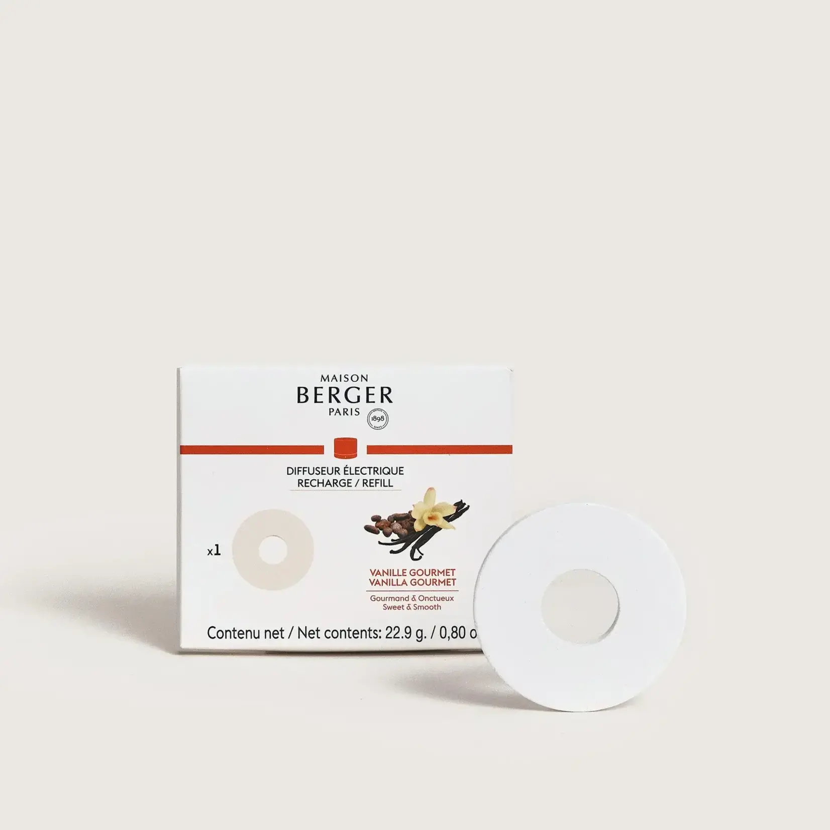 Maison Berger Paris 1898 Nomad Navulling Vanille Gourmet Nomad elektrische parfum diffuser Maison Berger 7884