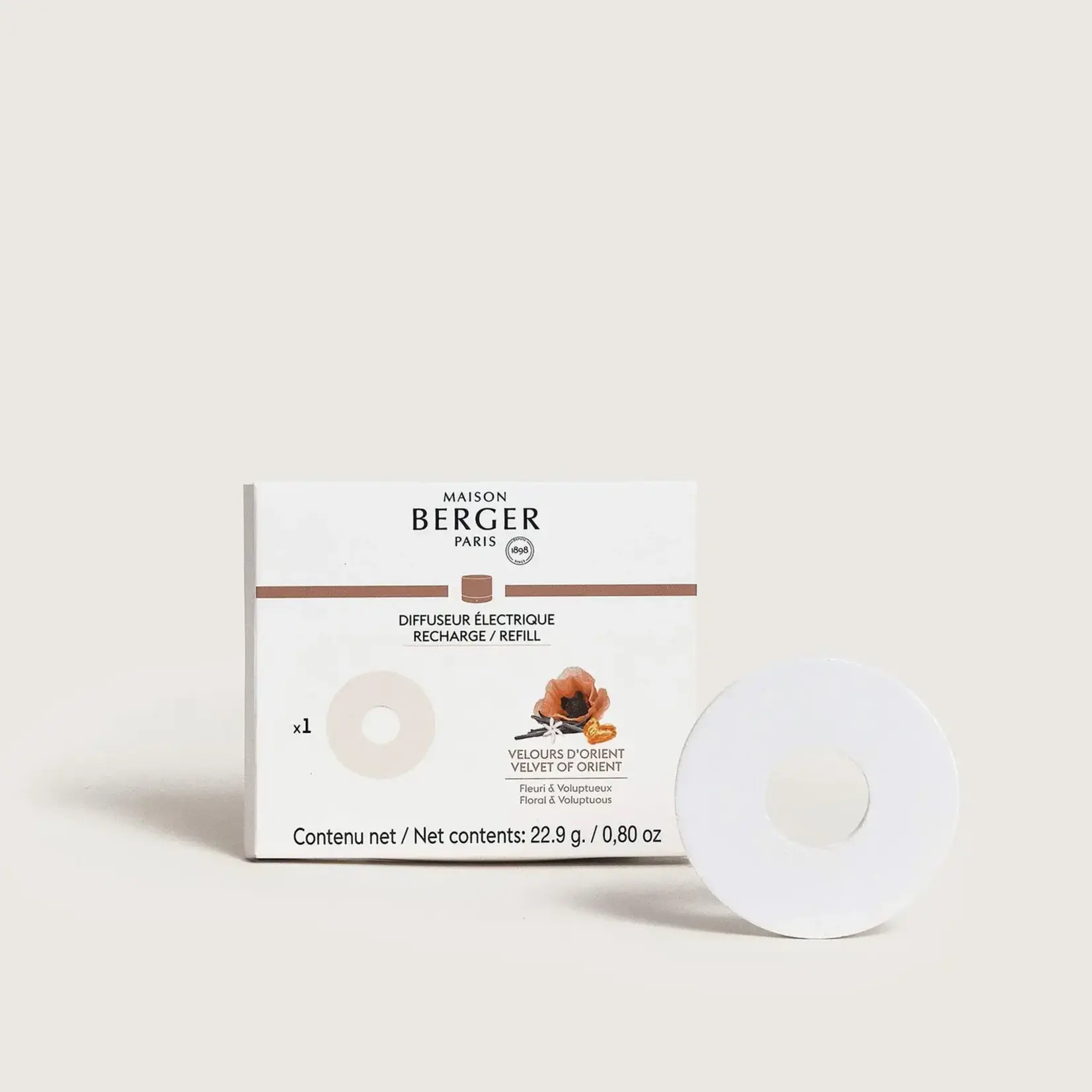 Maison Berger Paris 1898 Nomad Navulling Velours D Orient Nomad elektrische parfum diffuser Maison Berger 7885